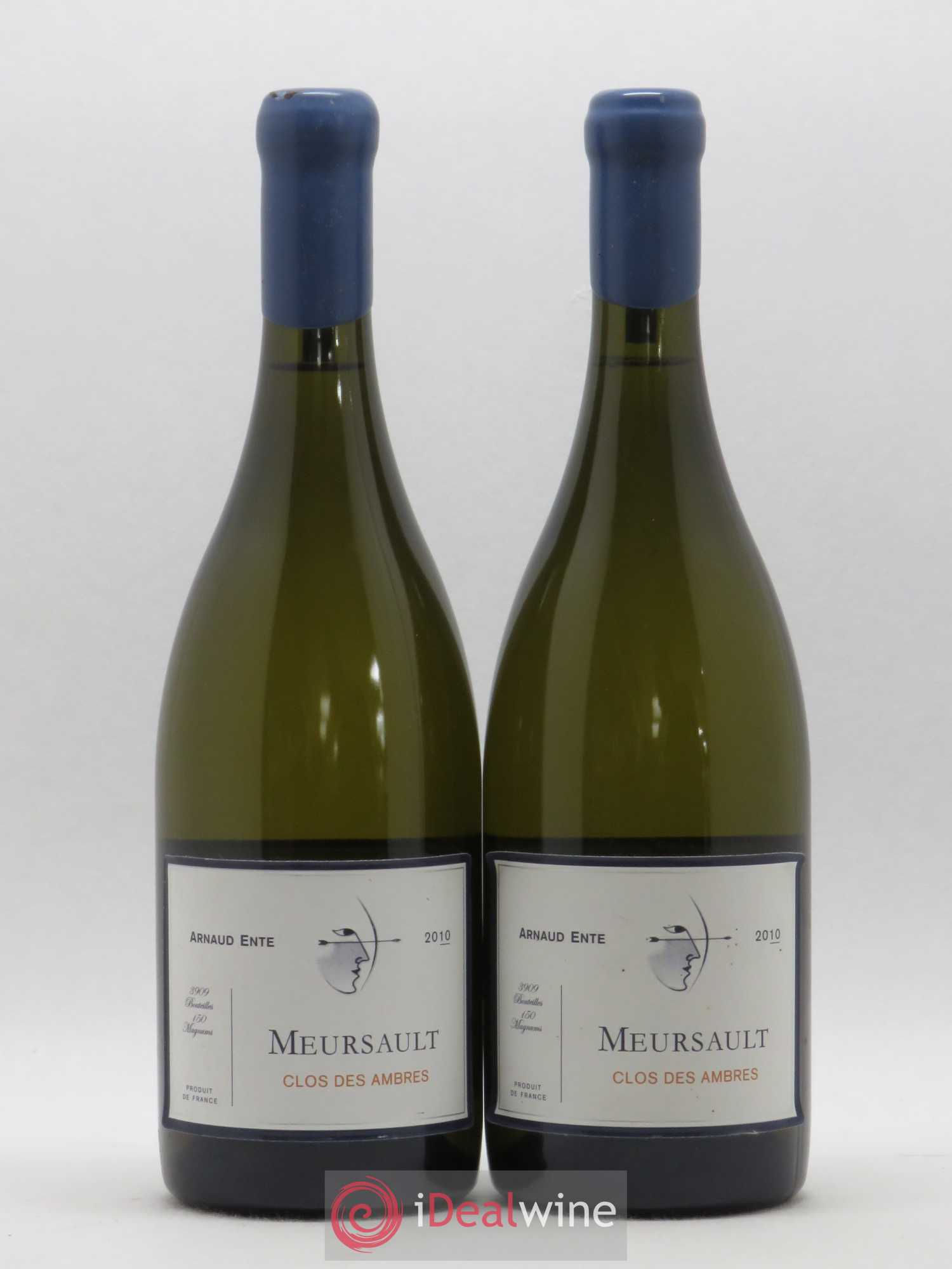 Meursault Clos des Ambres Arnaud Ente 2010 - Lot de 2 bouteilles - 0