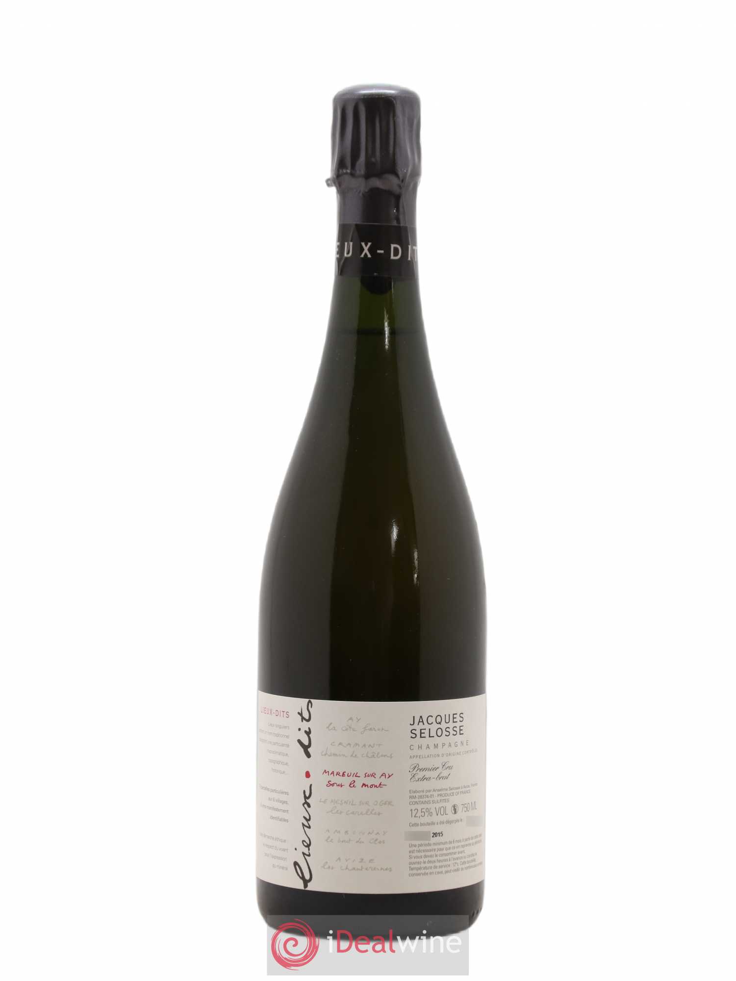 Mareuil sur Ay Sous le Mont Extra-Brut Jacques Selosse - Lot de 1 bouteille - 0