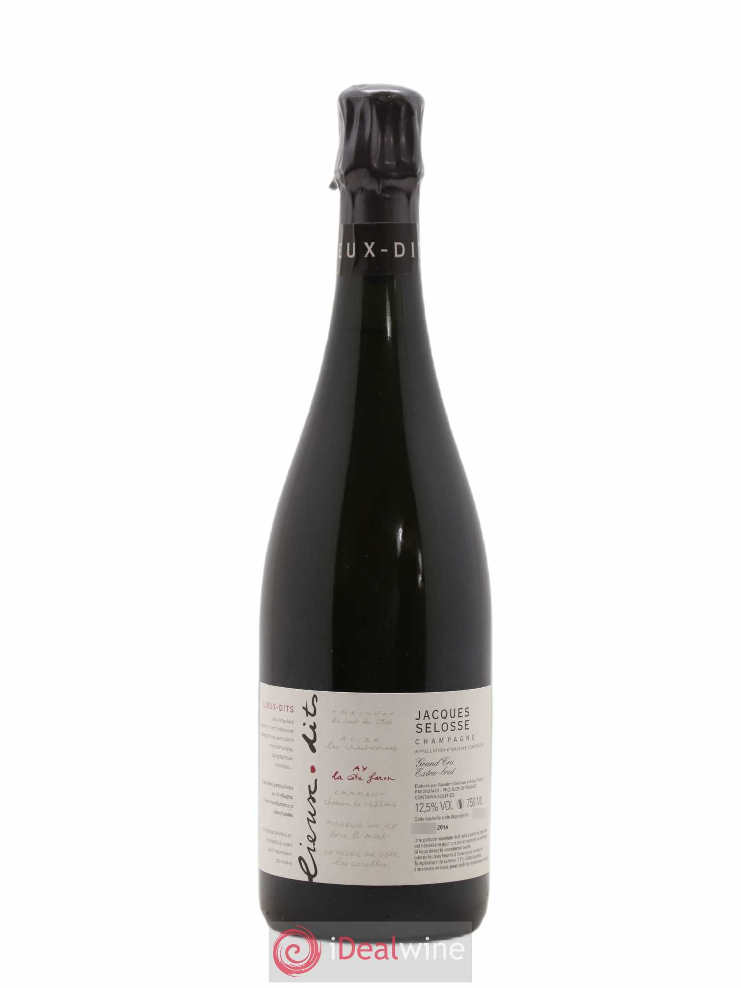 La Côte Faron Blanc de Noirs Grand Cru Extra-Brut Jacques Selosse - Lot de 1 bouteille - 0