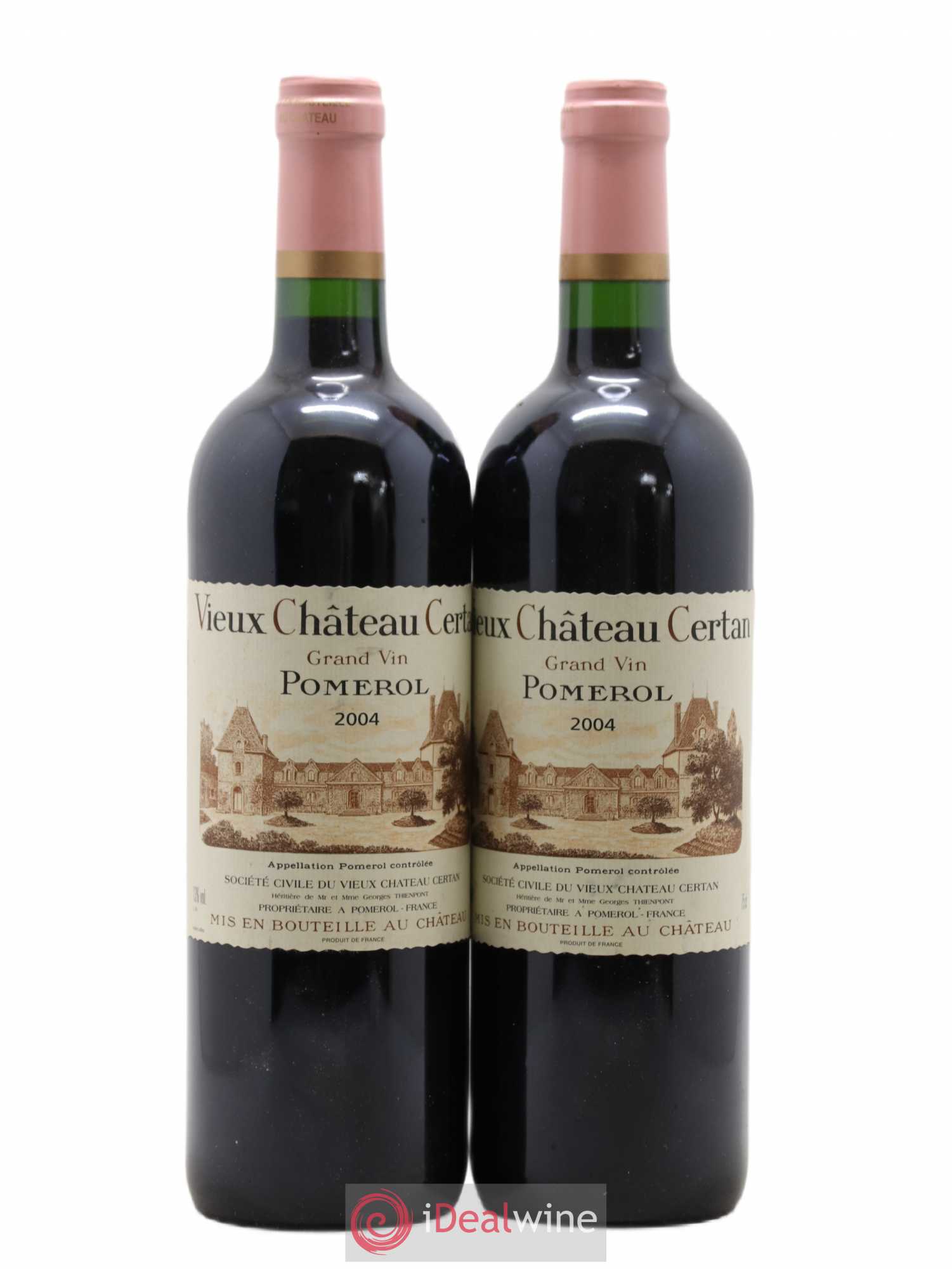 Vieux Château Certan 2004 - Lot de 2 bouteilles - 0