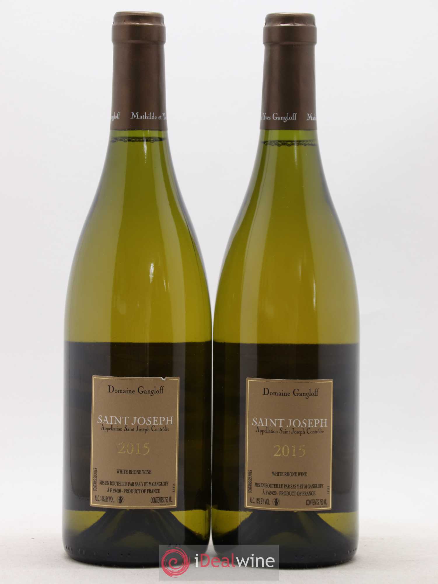 Saint-Joseph Gangloff (Domaine) 2015 - Lot de 2 bouteilles - 1