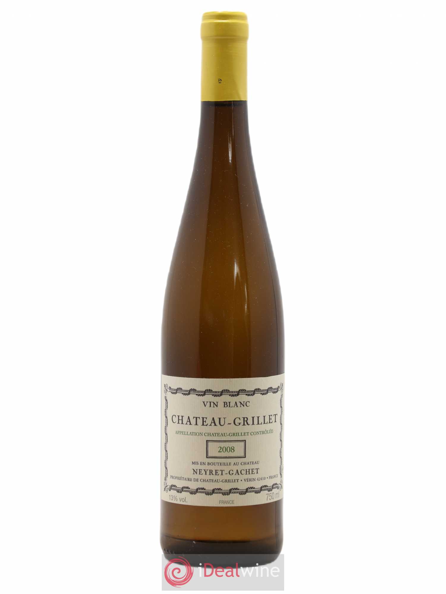 Château Grillet Château-Grillet 2008 - Lot de 1 bouteille - 0