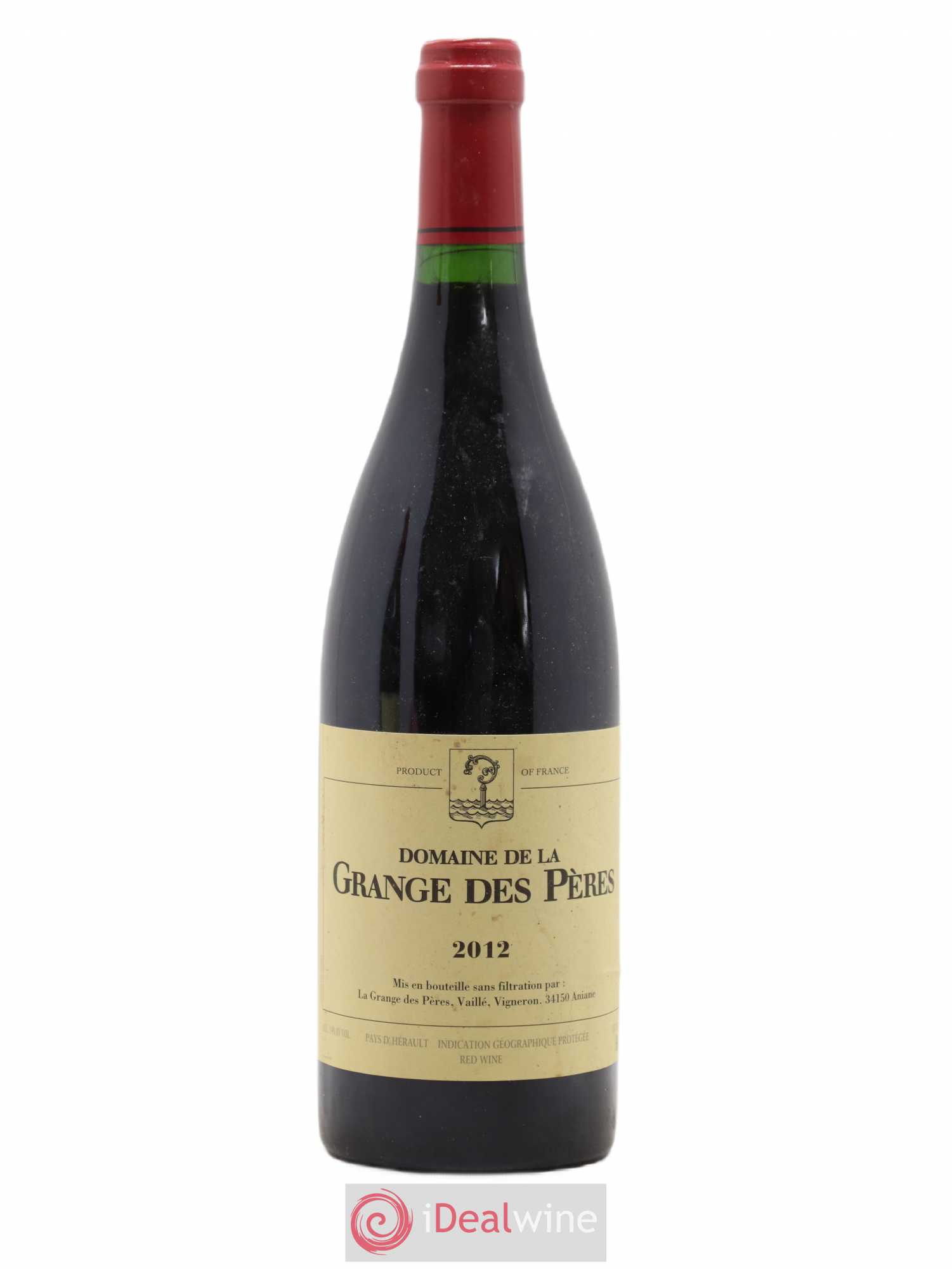 Pays d'Hérault Grange des Pères Laurent Vaillé 2012 - Lot de 1 bouteille - 0