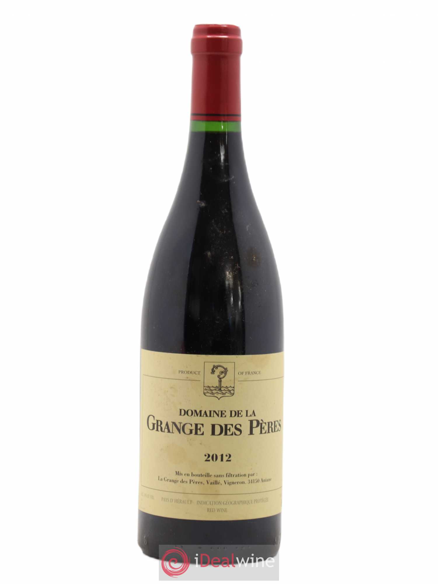 Pays d'Hérault Grange des Pères Laurent Vaillé 2012 - Lot de 1 bouteille - 0