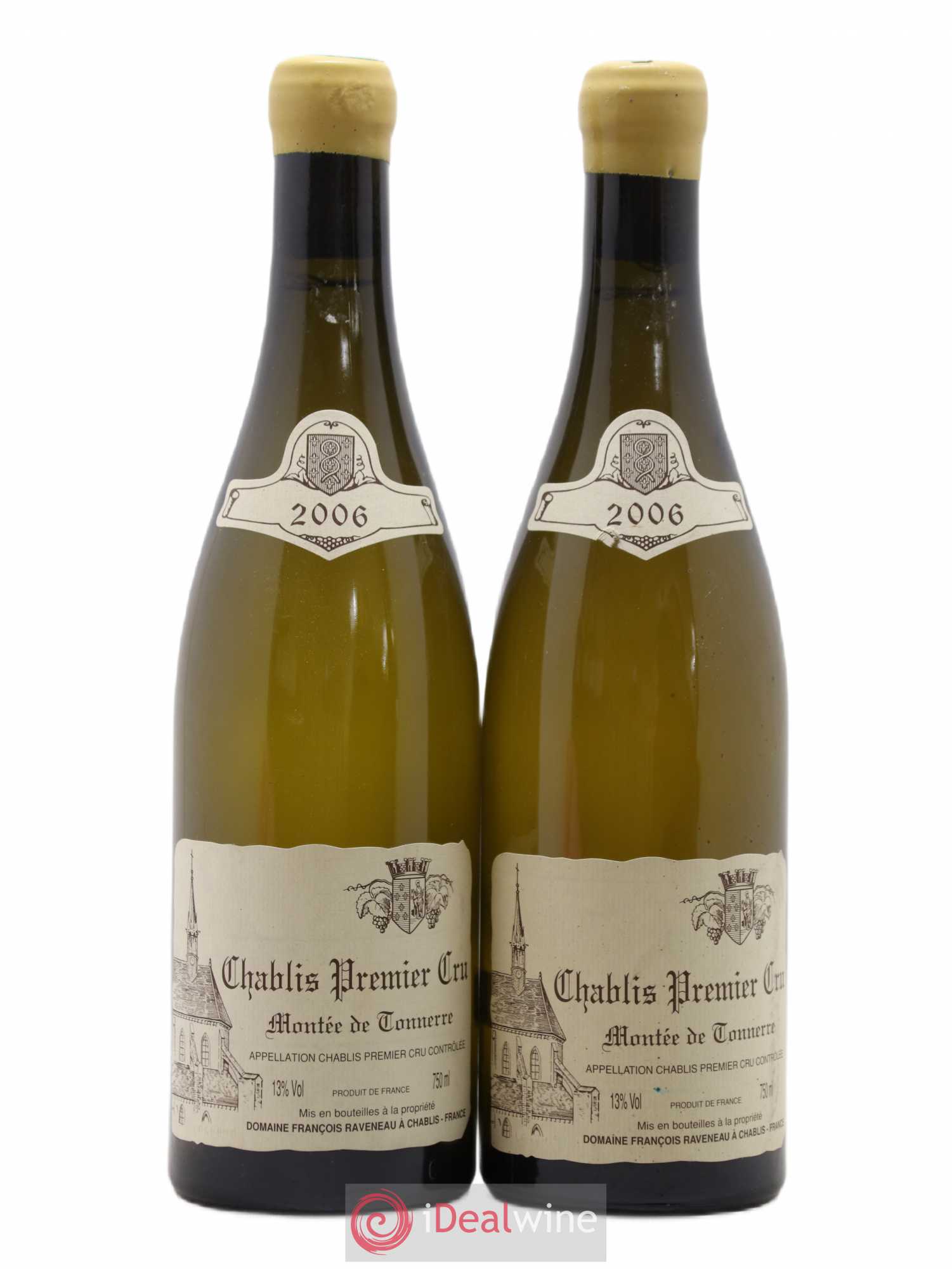 Chablis 1er Cru Montée de Tonnerre Raveneau (Domaine) 2006 - Lot de 2 bouteilles - 0