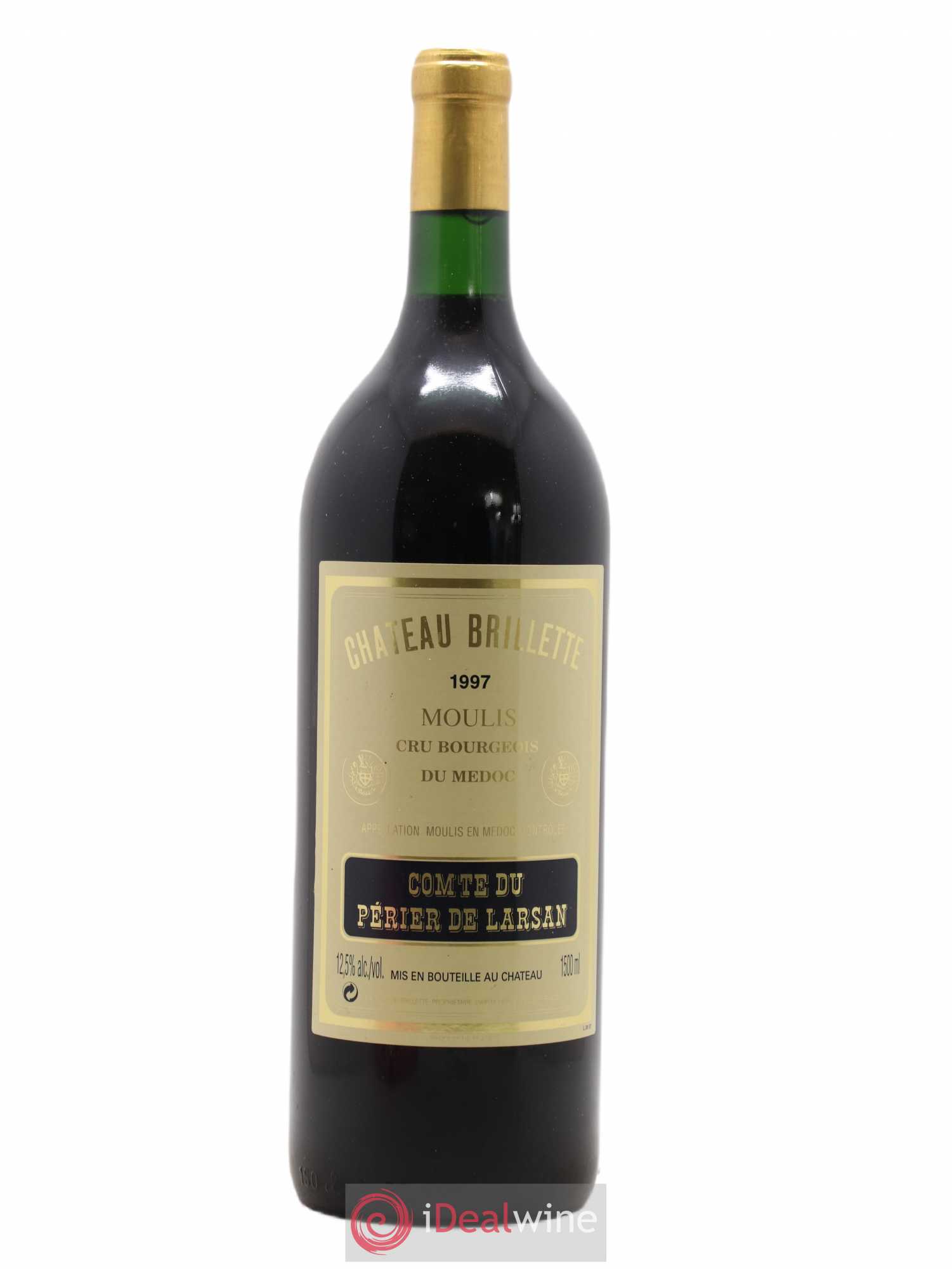 Château Brillette Cru Bourgeois 1997 - Lot de 1 magnum - 0