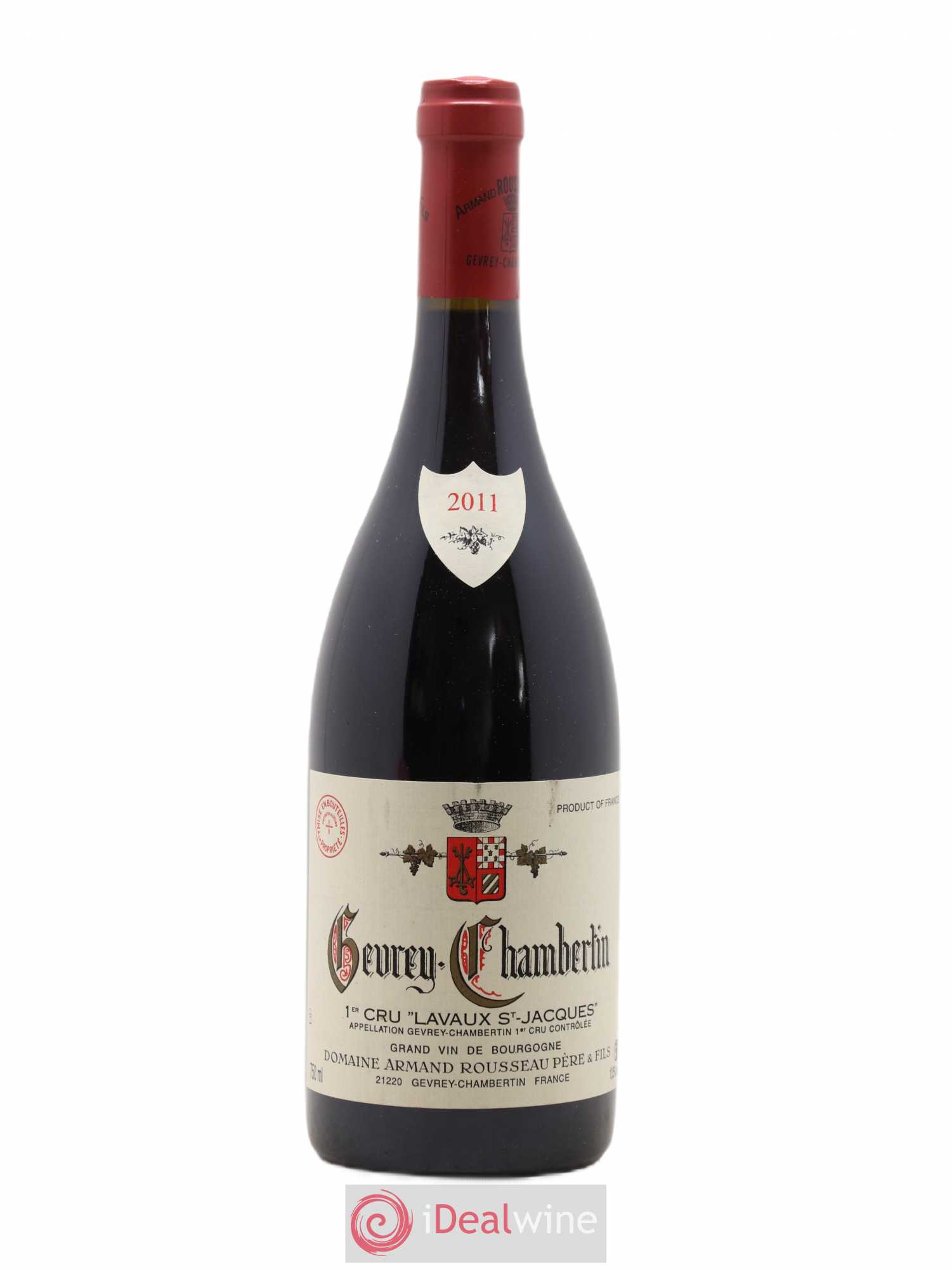 Gevrey-Chambertin 1er Cru Lavaux Saint Jacques Armand Rousseau (Domaine) 2011 - Lot de 1 bouteille - 0