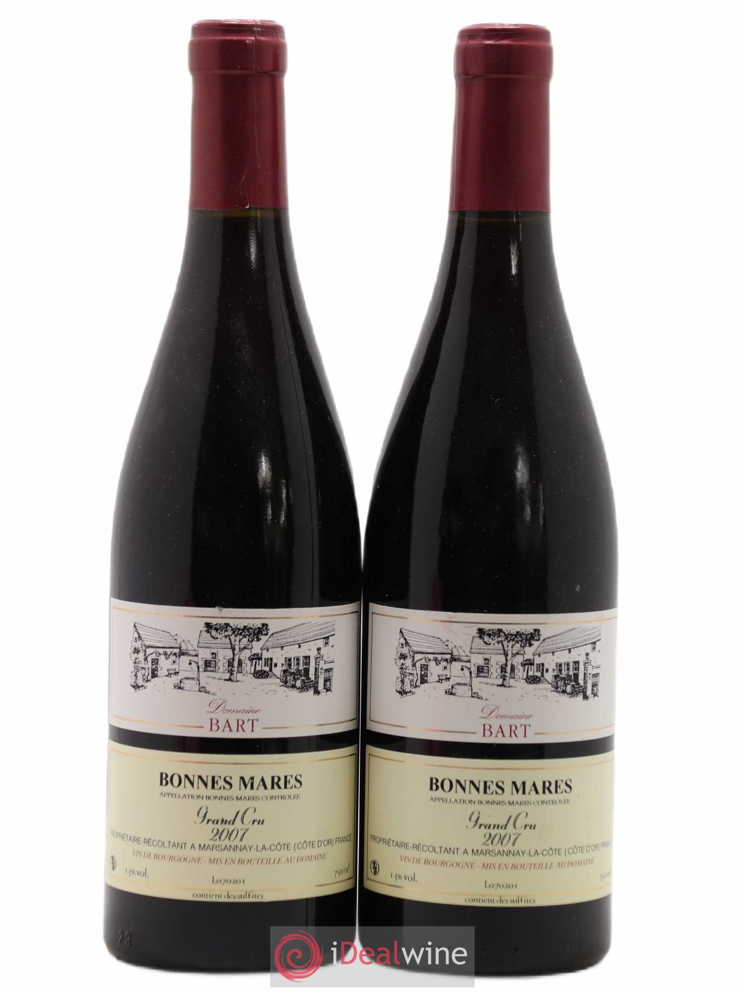 Bonnes-Mares Grand Cru Bart (Domaine) 2007 - Lot de 2 bouteilles - 0