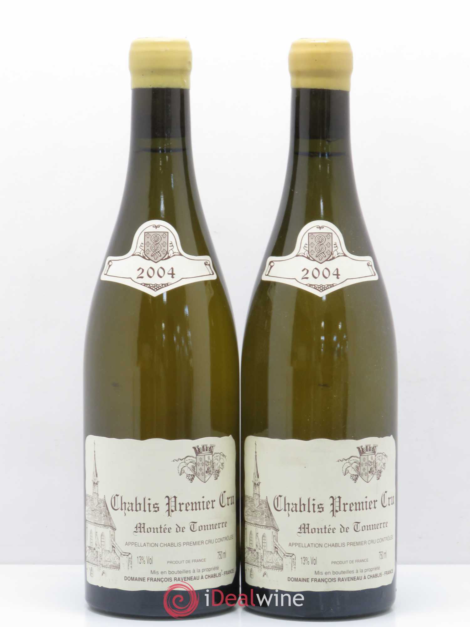 Chablis 1er Cru Montée de Tonnerre Raveneau (Domaine) 2004 - Lot de 2 bouteilles - 0
