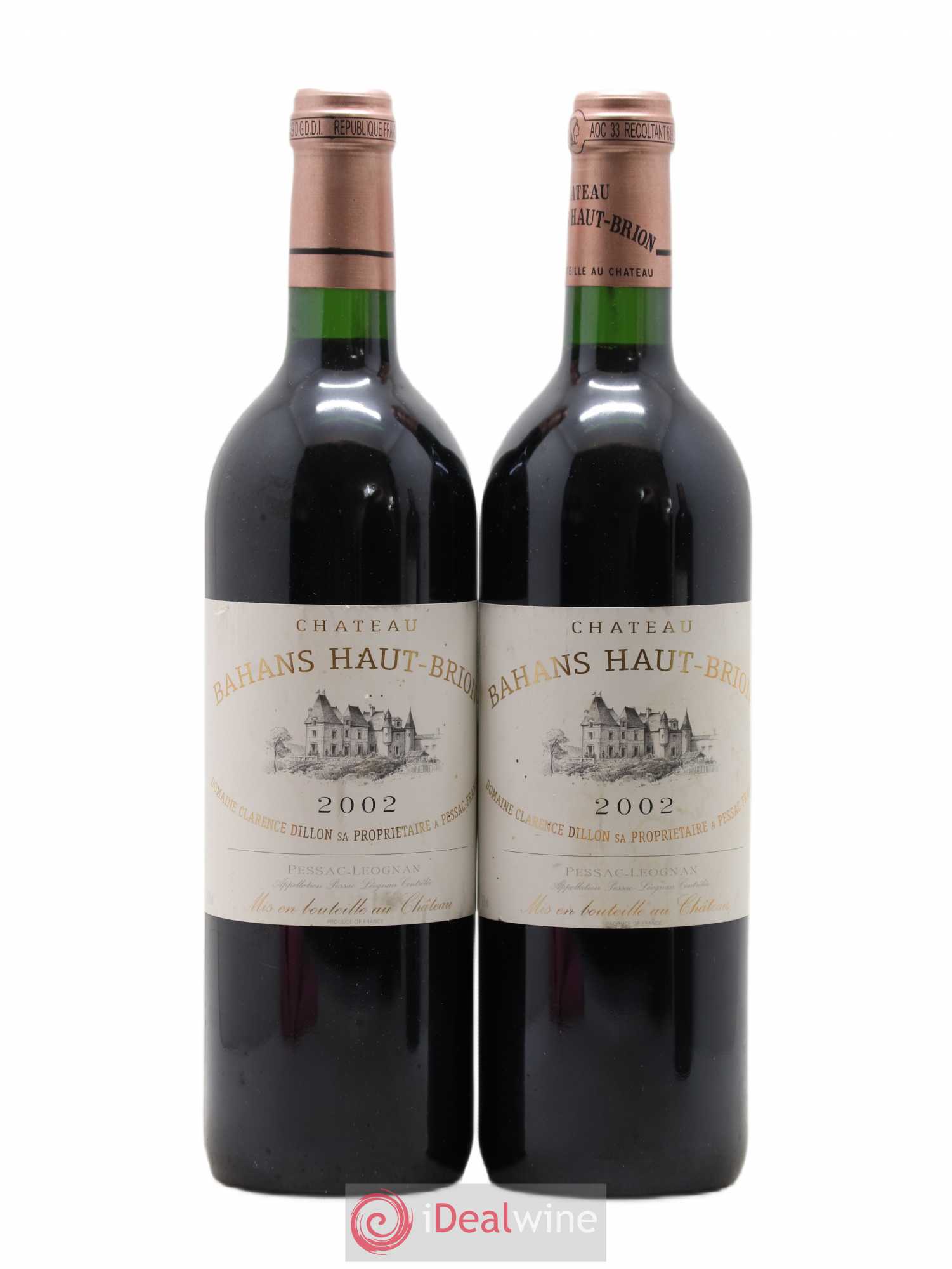 Clarence (Bahans) de Haut-Brion Second Vin 2002 - Lot de 2 bouteilles - 0