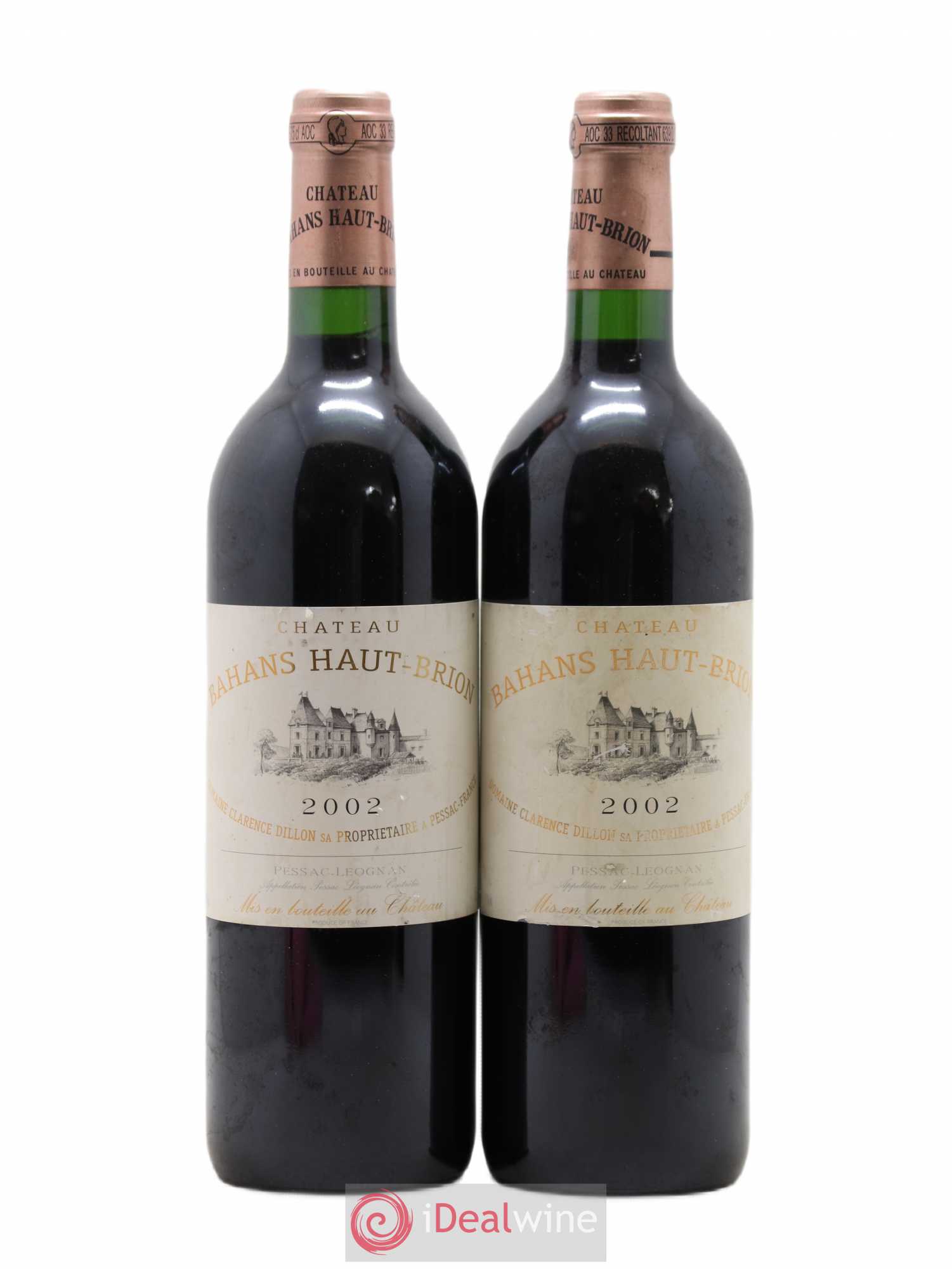 Clarence (Bahans) de Haut-Brion Second Vin 2002 - Lot de 2 bouteilles - 0