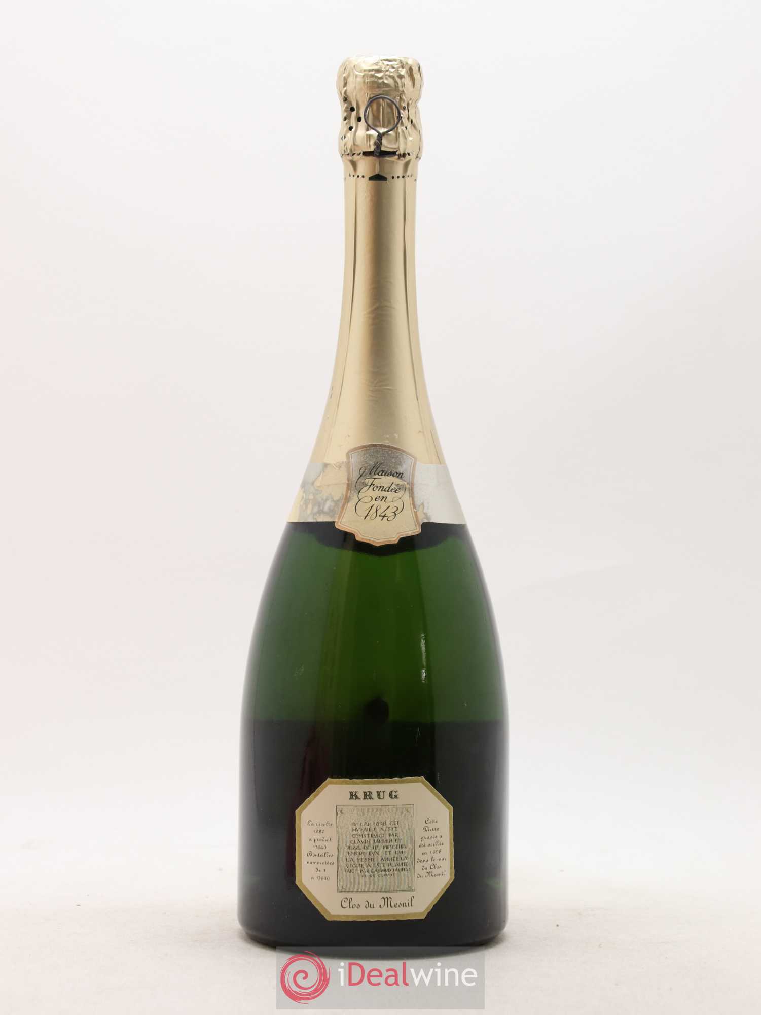 Clos du Mesnil Krug 1982 - Lot de 1 bouteille - 2