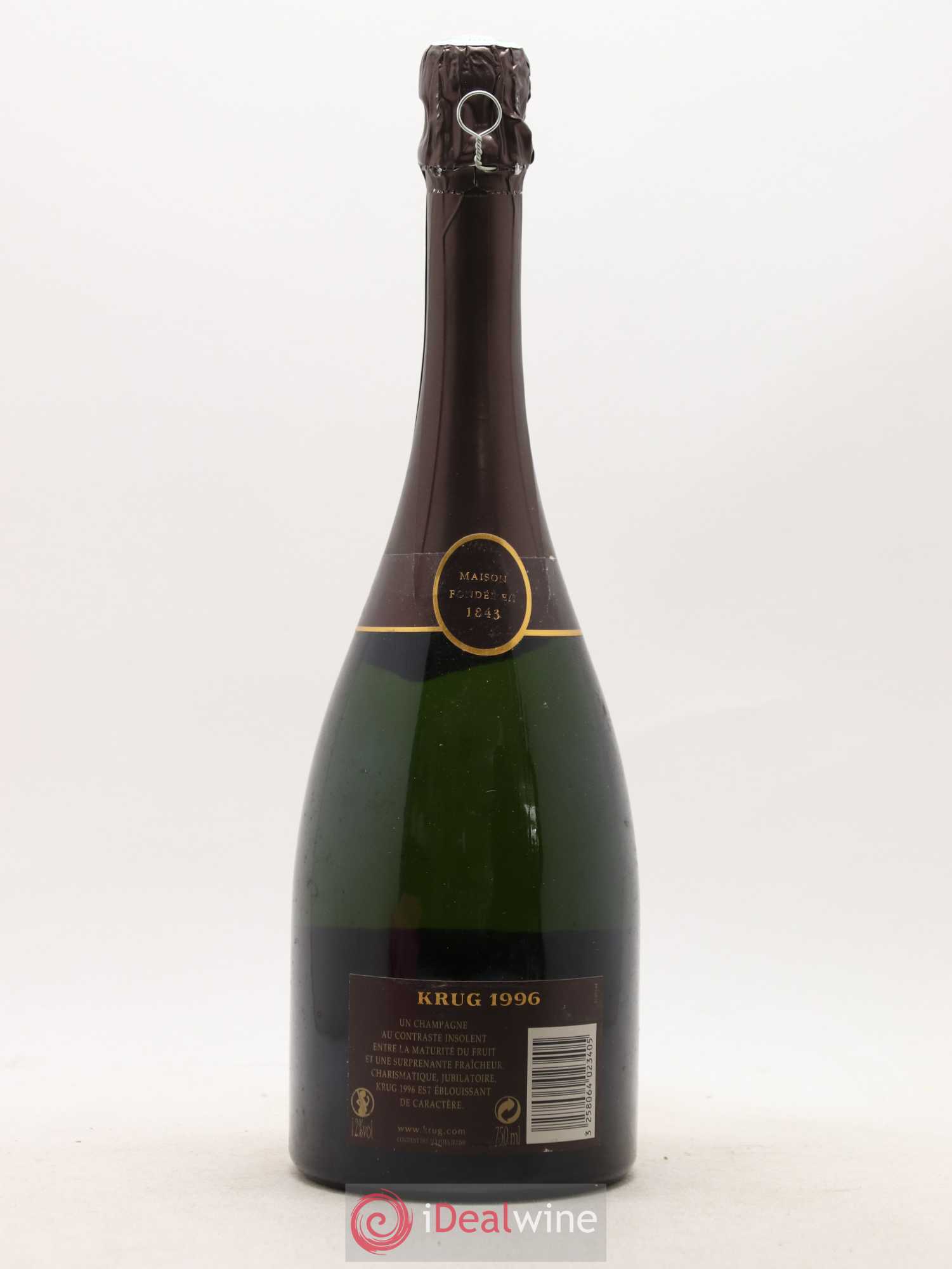 Vintage Krug 1996 - Lot de 1 bouteille - 2