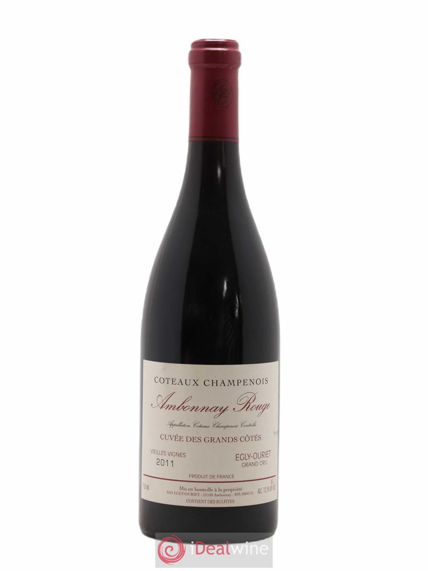 Ambonnay Cuvée des Grands Côtés VV Grand Cru Egly-Ouriet 2011 - Lot de 1 bouteille - 0
