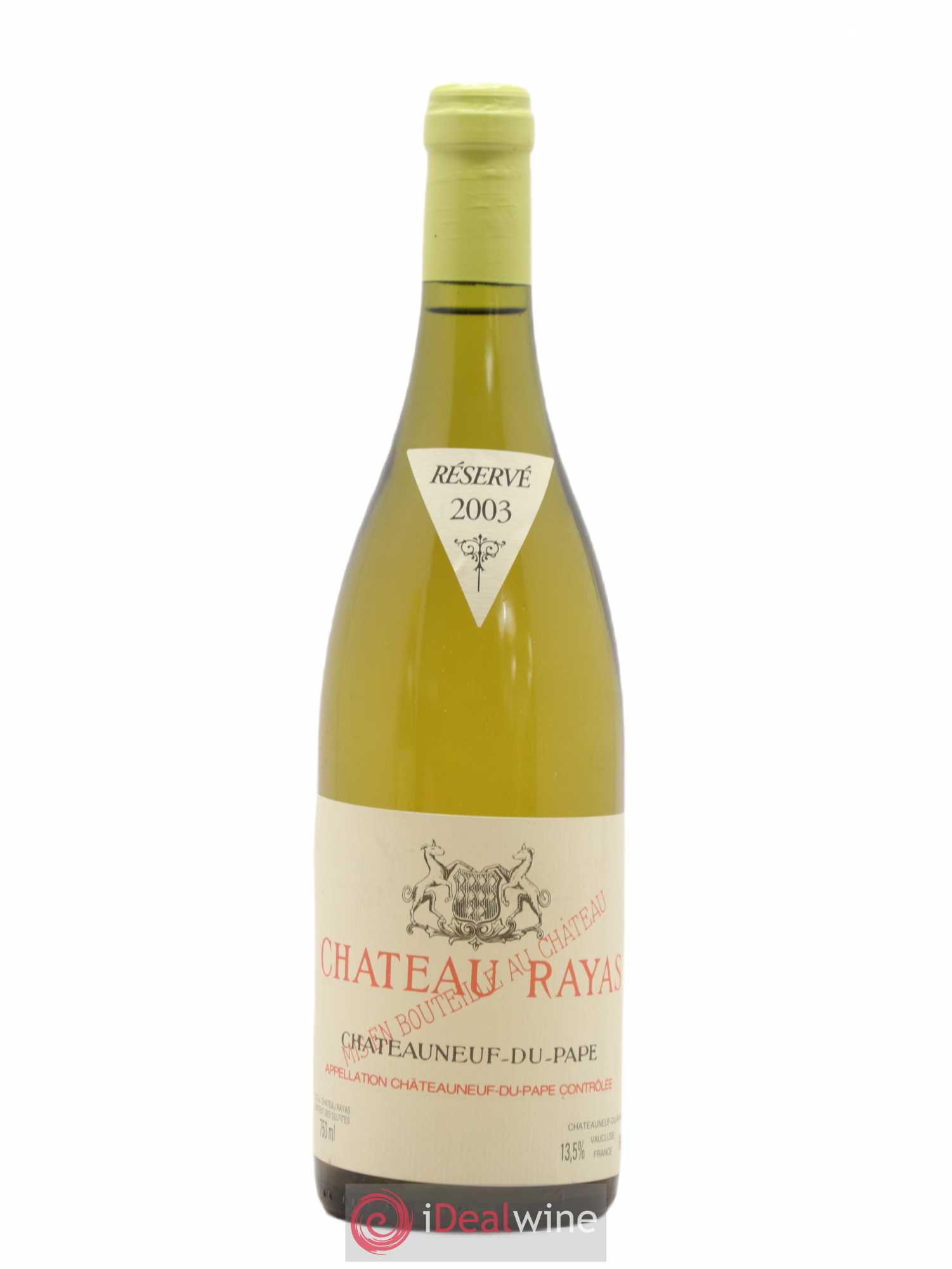 Châteauneuf-du-Pape Château Rayas Emmanuel Reynaud 2003 - Lot de 1 bouteille - 0