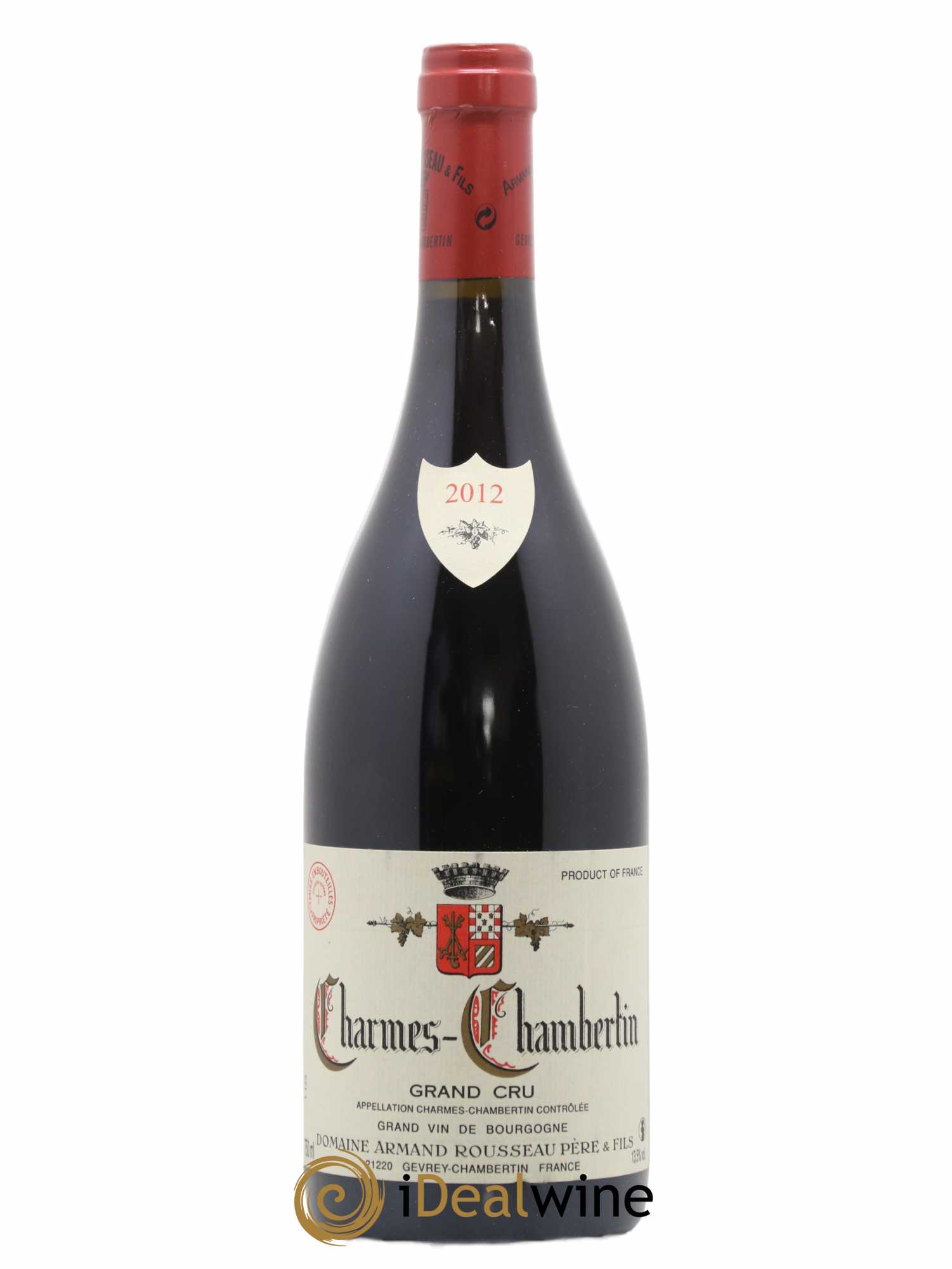 Charmes-Chambertin Grand Cru Armand Rousseau (Domaine) 2012 - Lot de 1 bouteille - 0