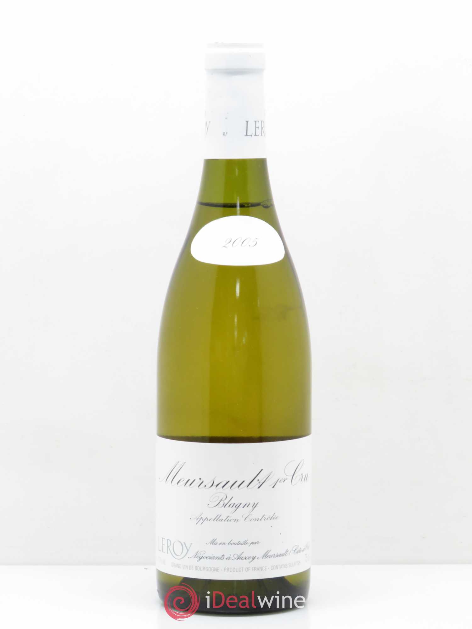 Meursault 1er Cru Blagny Leroy SA 2005 - Lot de 1 bouteille - 0