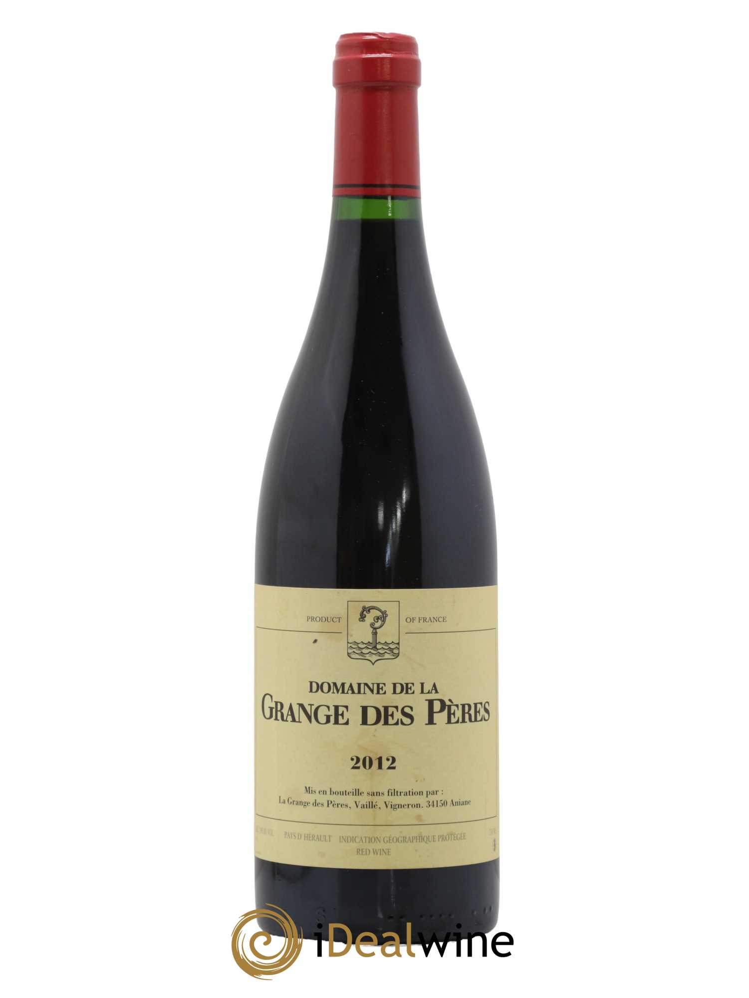 Pays d'Hérault Grange des Pères Laurent Vaillé 2012 - Lot de 1 bouteille - 0