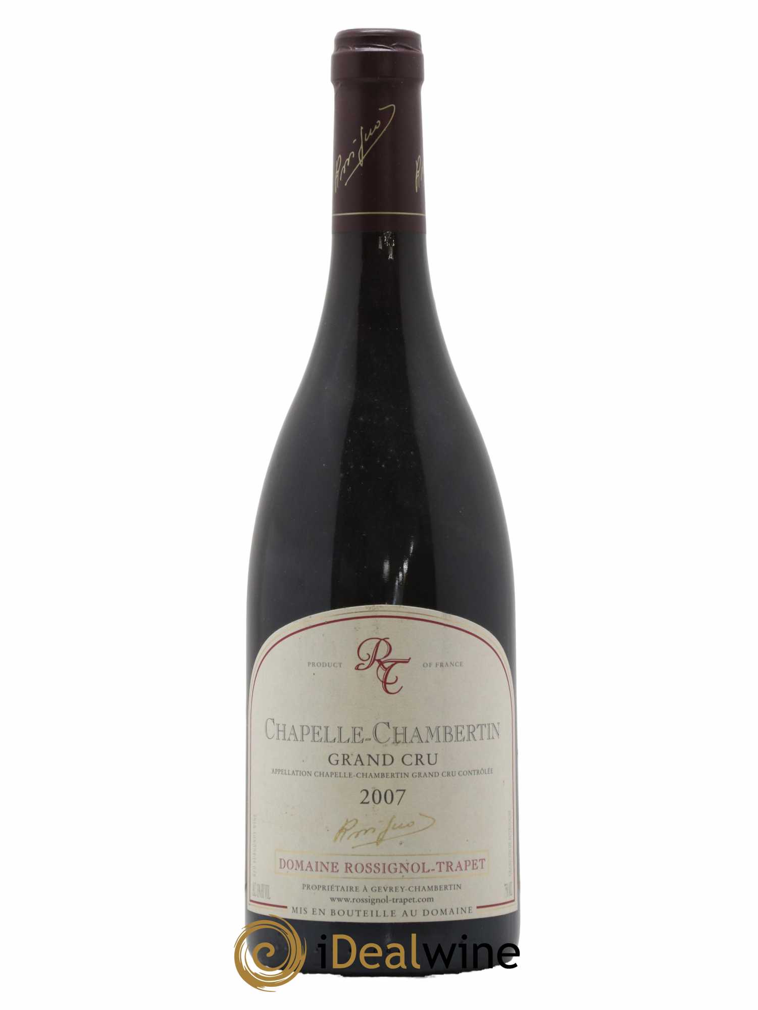 Chapelle-Chambertin Grand Cru Rossignol-Trapet (Domaine) 2007 - Lot de 1 bouteille - 0