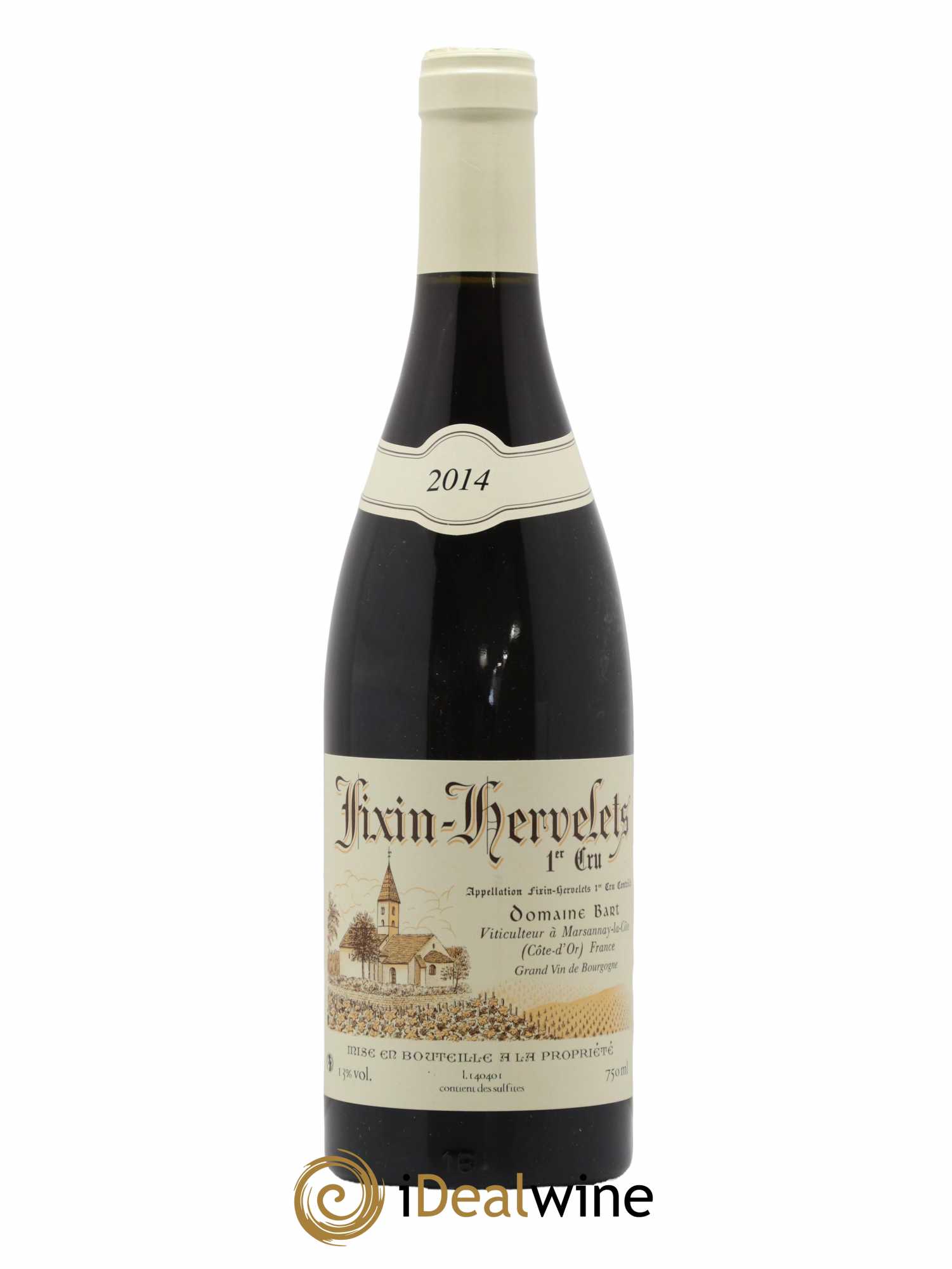 Fixin 1er Cru Hervelets Bart (Domaine) 2014 - Lot de 1 bouteille - 0