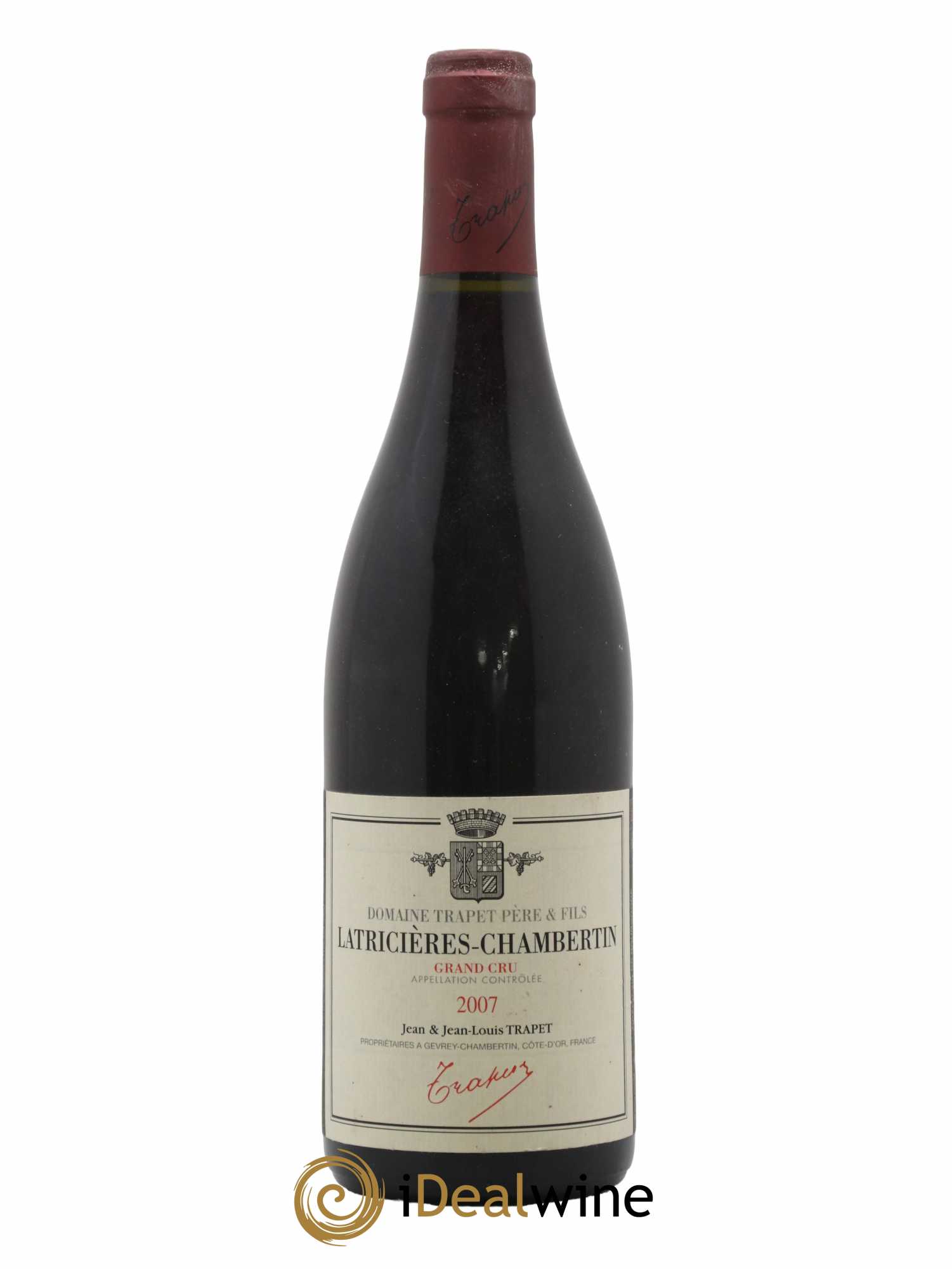 Latricières-Chambertin Grand Cru Domaine Trapet 2007 - Lot de 1 bouteille - 0
