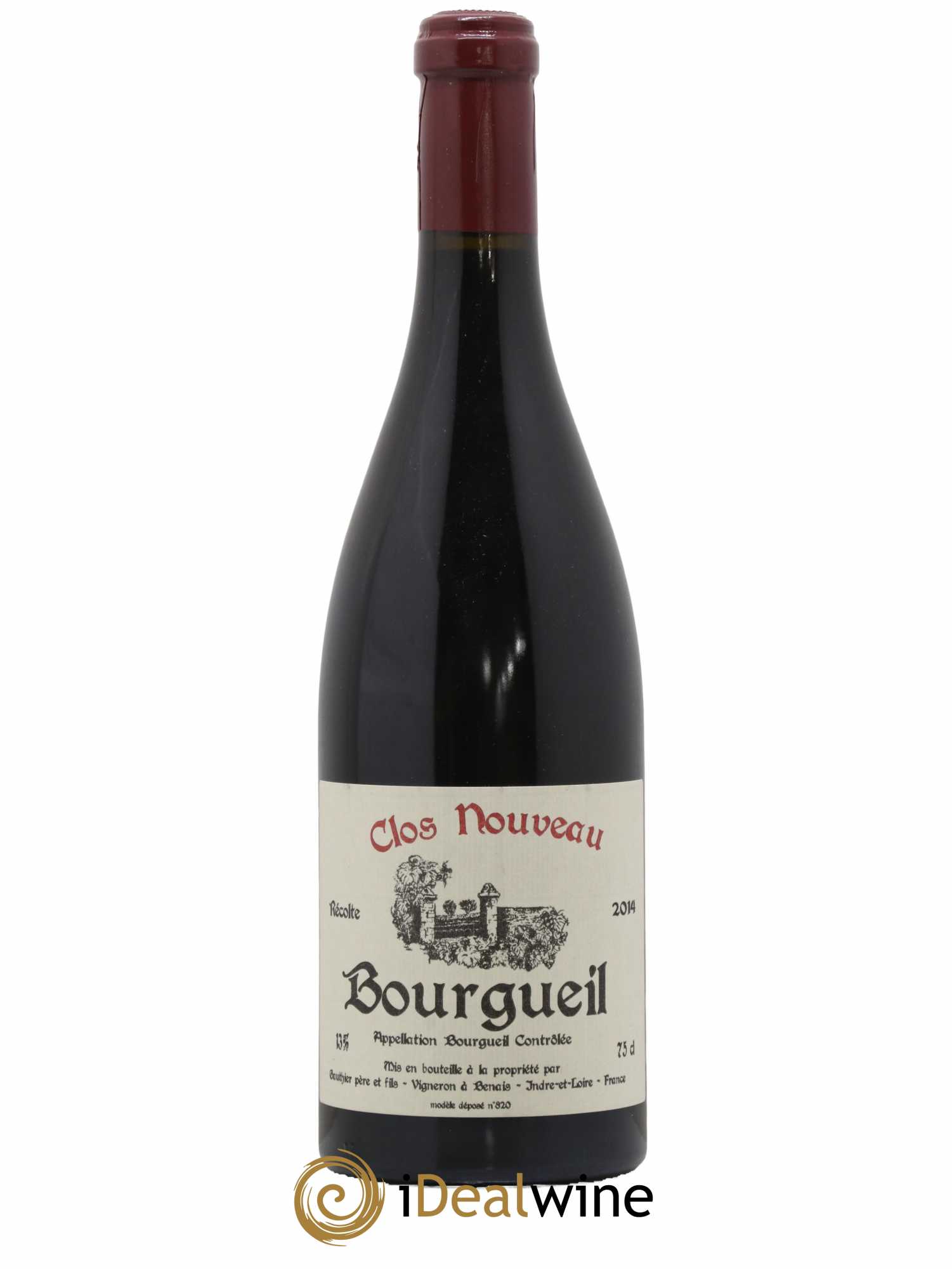 Bourgueil Clos Nouveau Domaine du Bel Air 2014 - Lot de 1 bouteille - 0