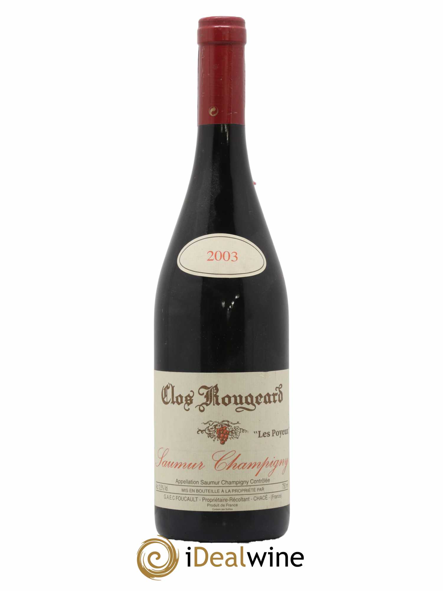 Saumur-Champigny Les Poyeux Clos Rougeard 2003 - Lot de 1 bouteille - 0