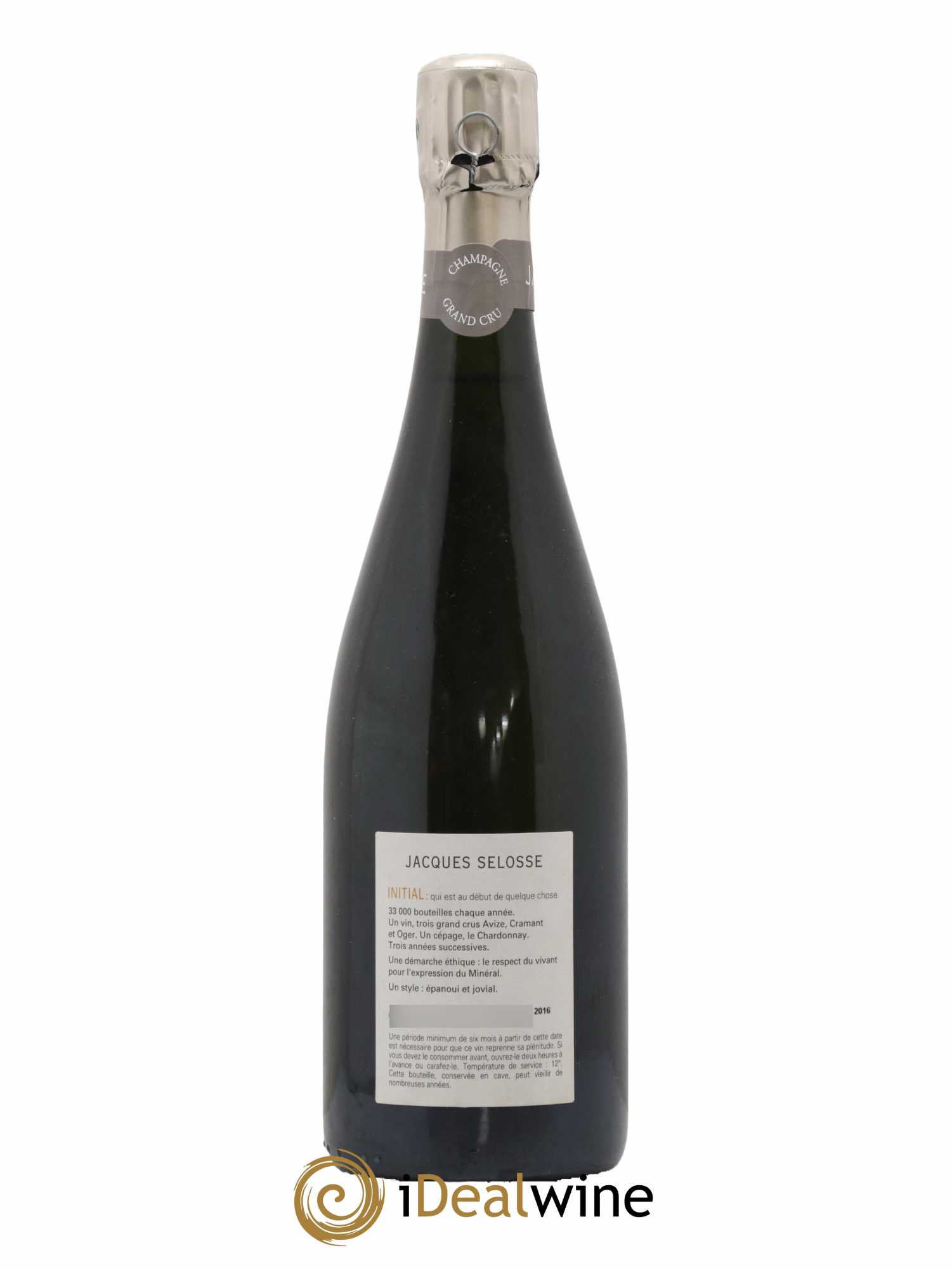 Initial Brut Jacques Selosse - Lot de 1 bouteille - 1