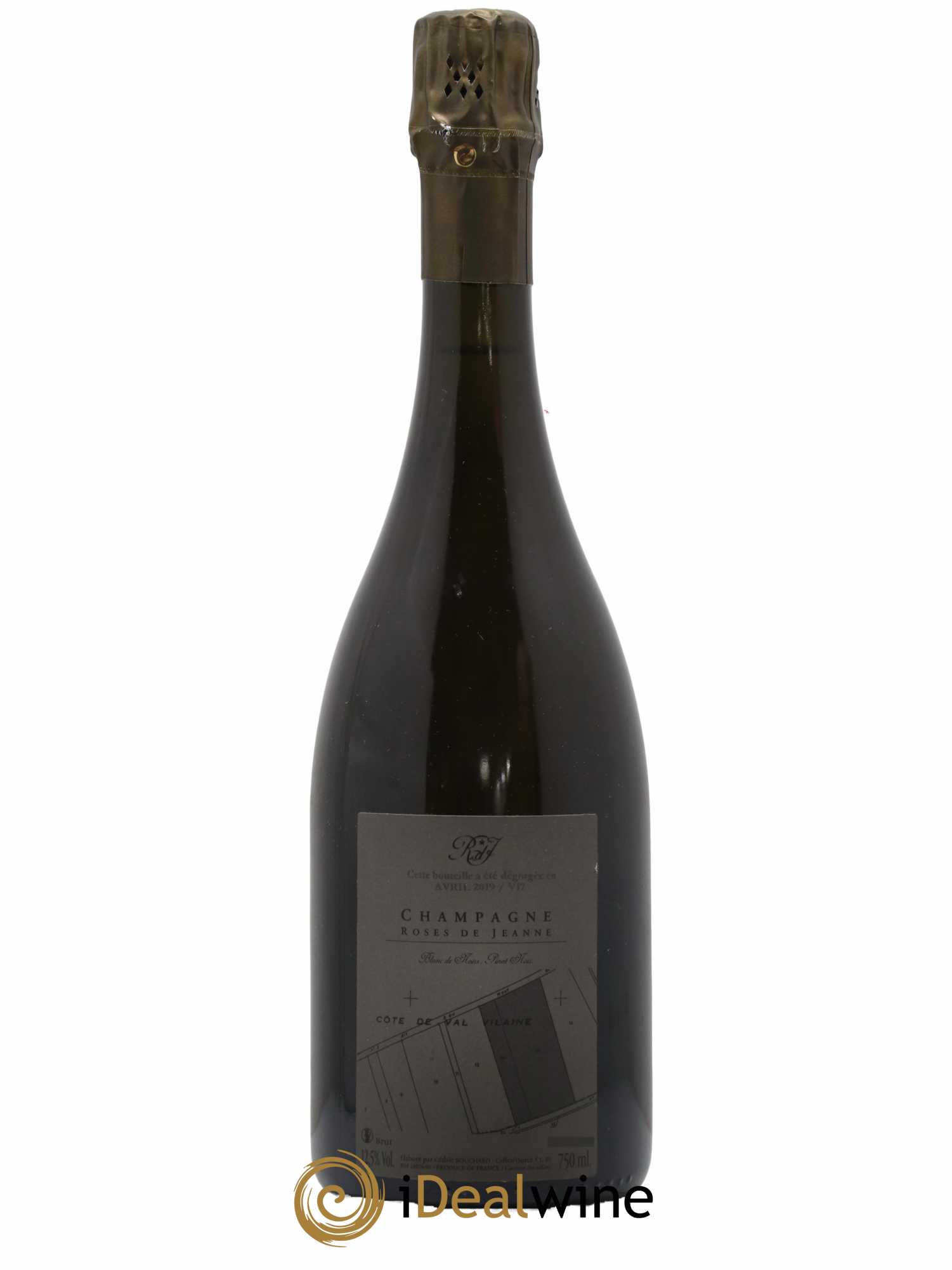 Champagne Rose de Jeanne Val de Villaine Cedric Bouchard 2017 - Lot de 1 bouteille - 1