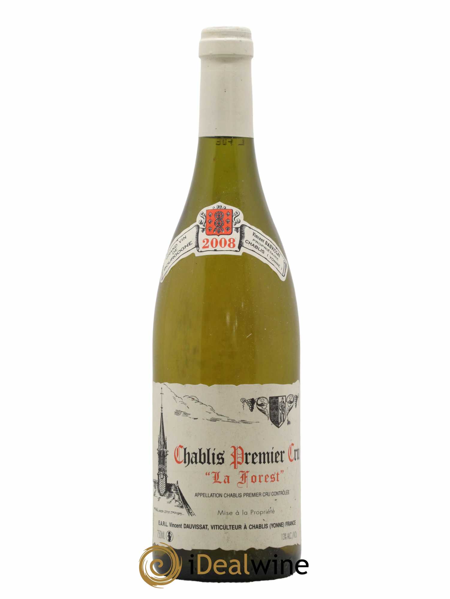 Chablis 1er Cru La Forest Vincent Dauvissat (Domaine) 2008 - Lot de 1 bouteille - 0