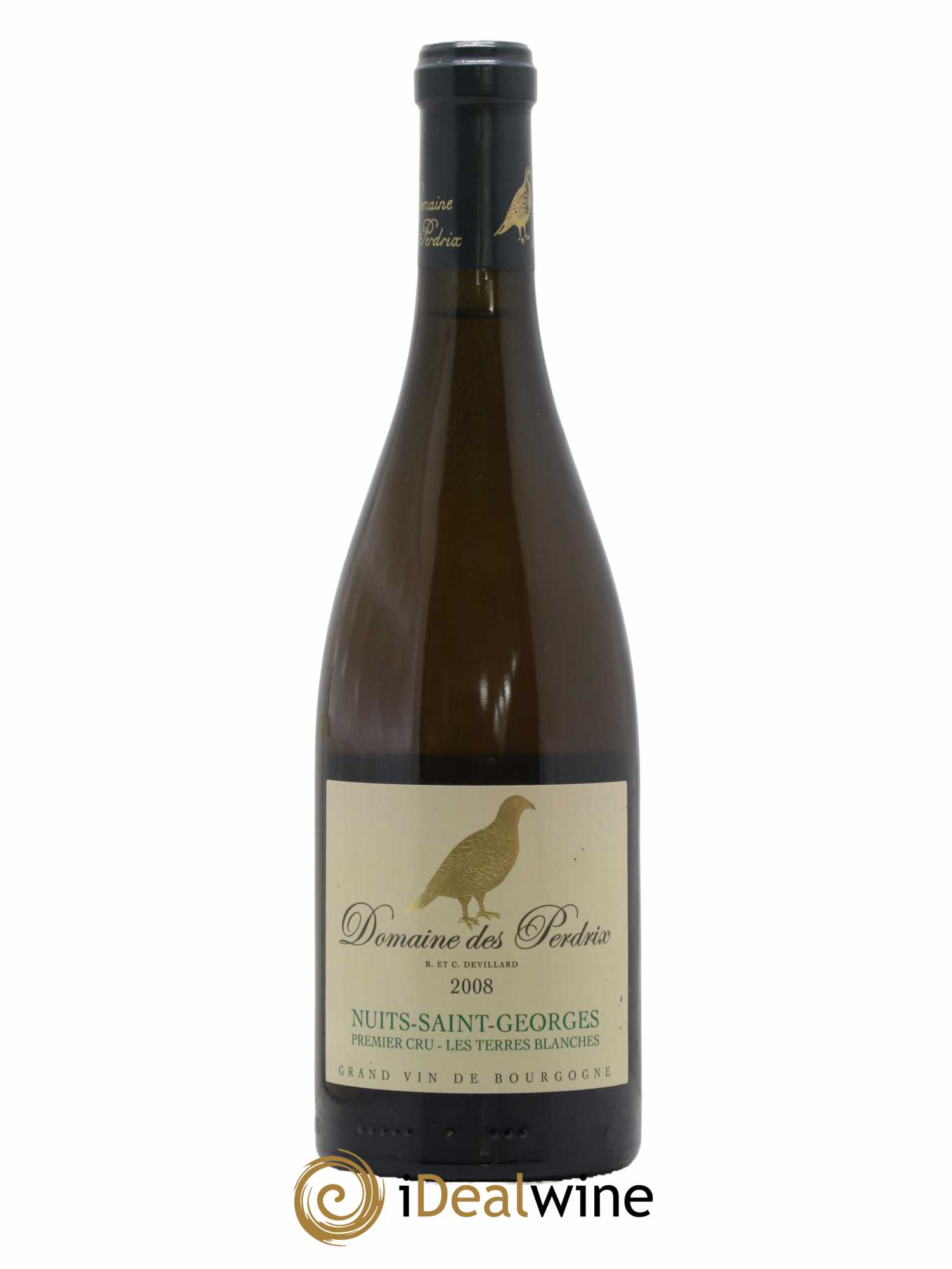 Nuits-Saint-Georges 1er Cru Les Terres Blanches Perdrix (Domaine des) 2008 - Lot de 1 bouteille - 0