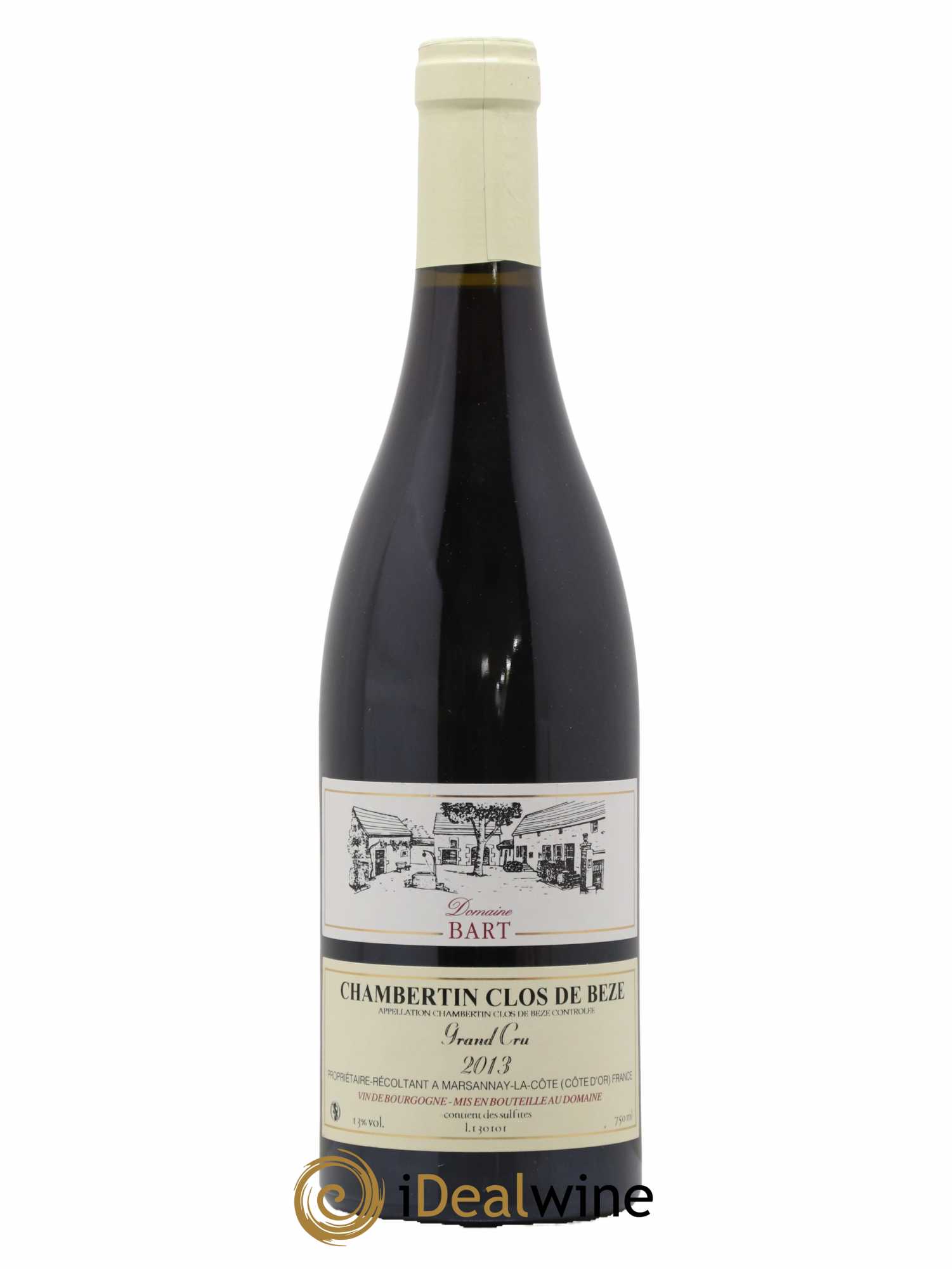 Chambertin Clos de Bèze Grand Cru Bart (Domaine) 2013 - Lot de 1 bouteille - 0