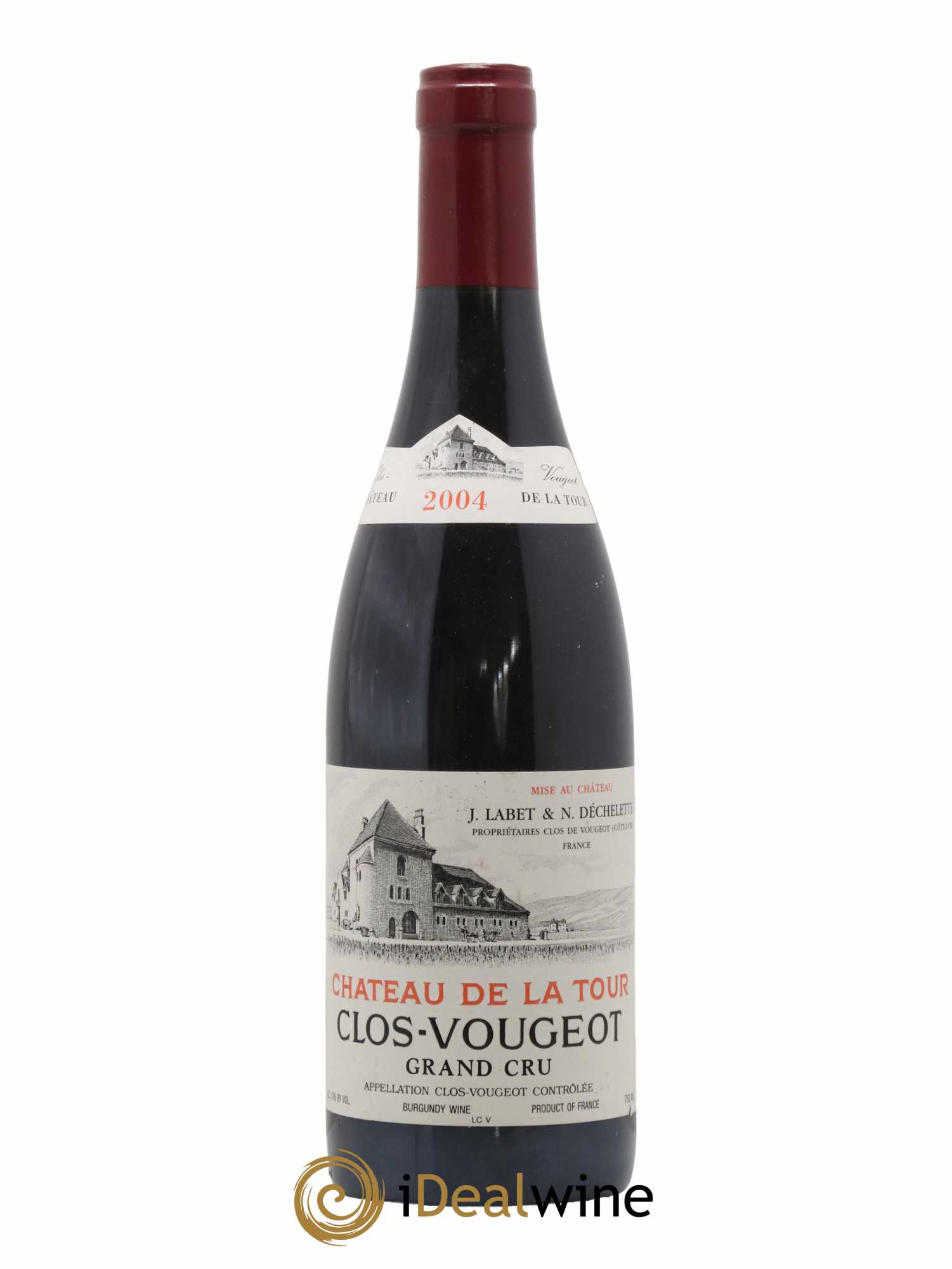 Clos de Vougeot Grand Cru Château de La Tour 2004 - Lot de 1 bouteille - 0