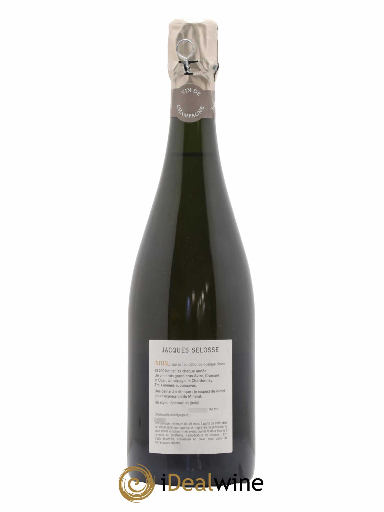 Initial Brut Jacques Selosse - Lot de 1 bouteille - 1