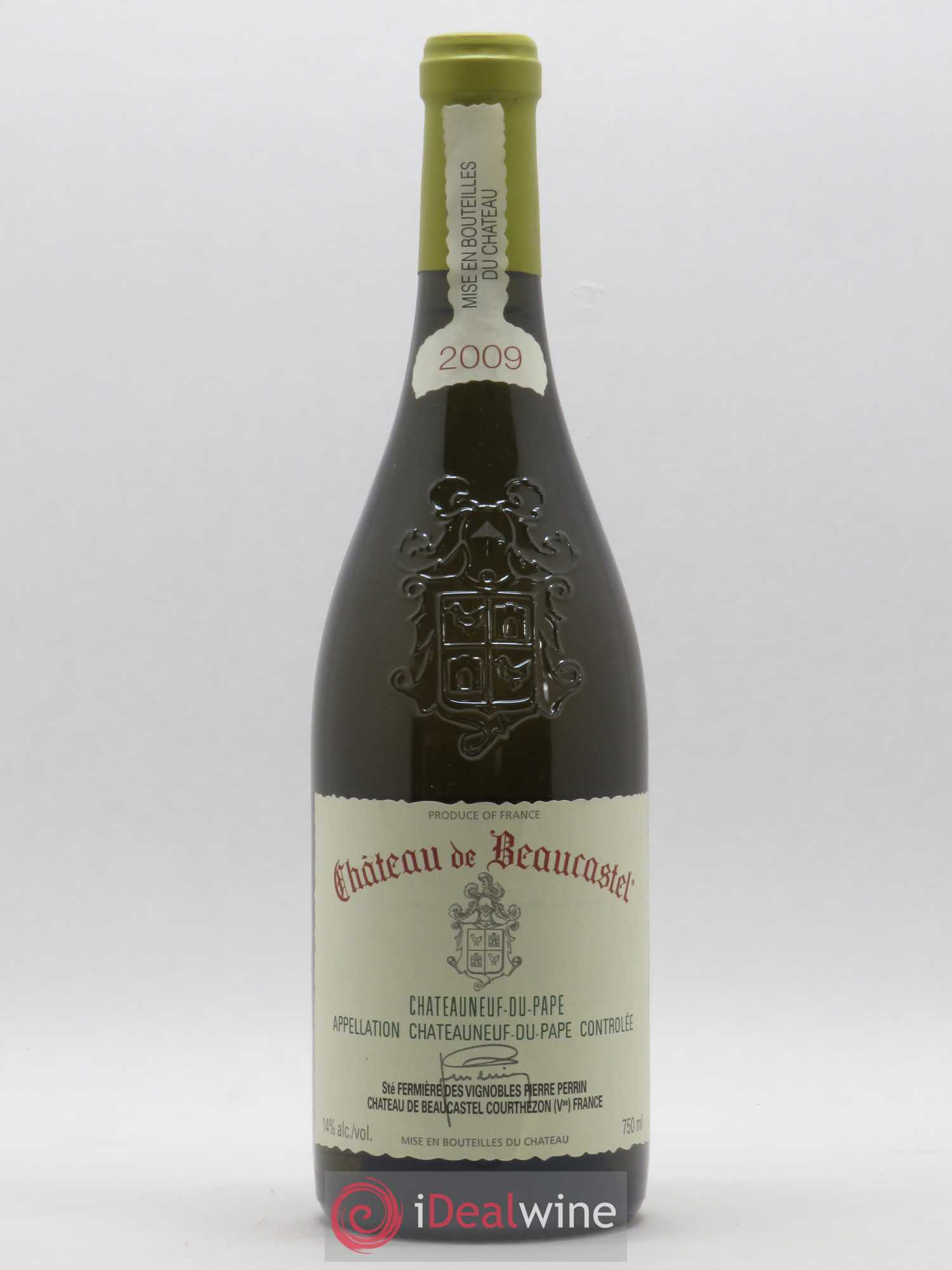 Châteauneuf-du-Pape Château de Beaucastel Famille Perrin 2009 - Lot de 1 bouteille - 0
