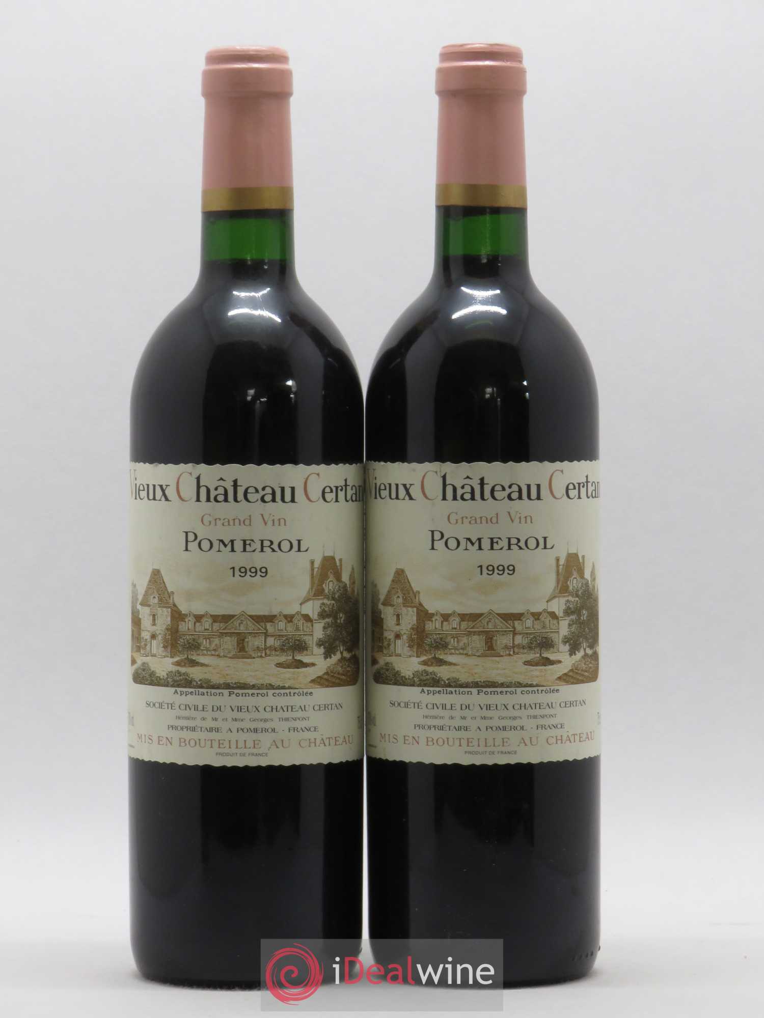 Vieux Château Certan 1999 - Lot de 2 bouteilles - 0