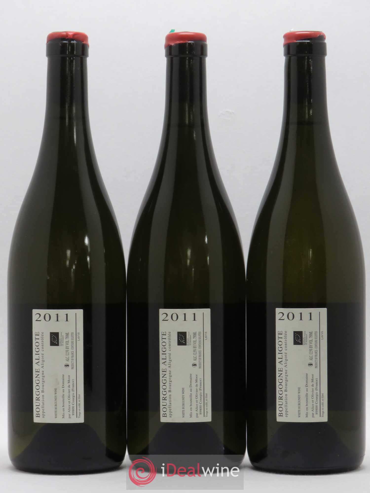 Bourgogne Aligoté Plantation 1902 Alice et Olivier De Moor 2011 - Lot de 3 bouteilles - 1