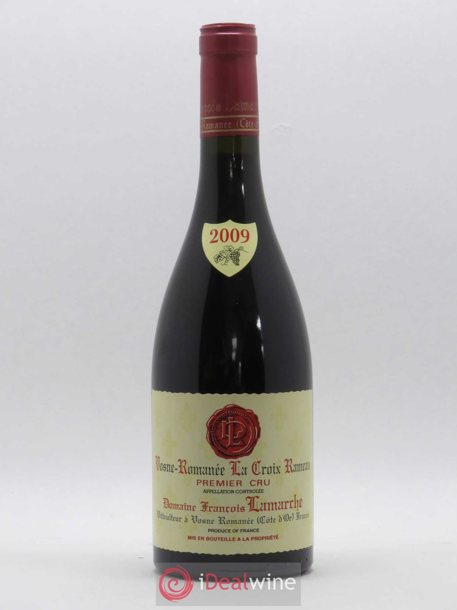 Vosne-Romanée 1er Cru La Croix Rameau Lamarche (Domaine) 2009 - Lot de 1 bouteille - 0