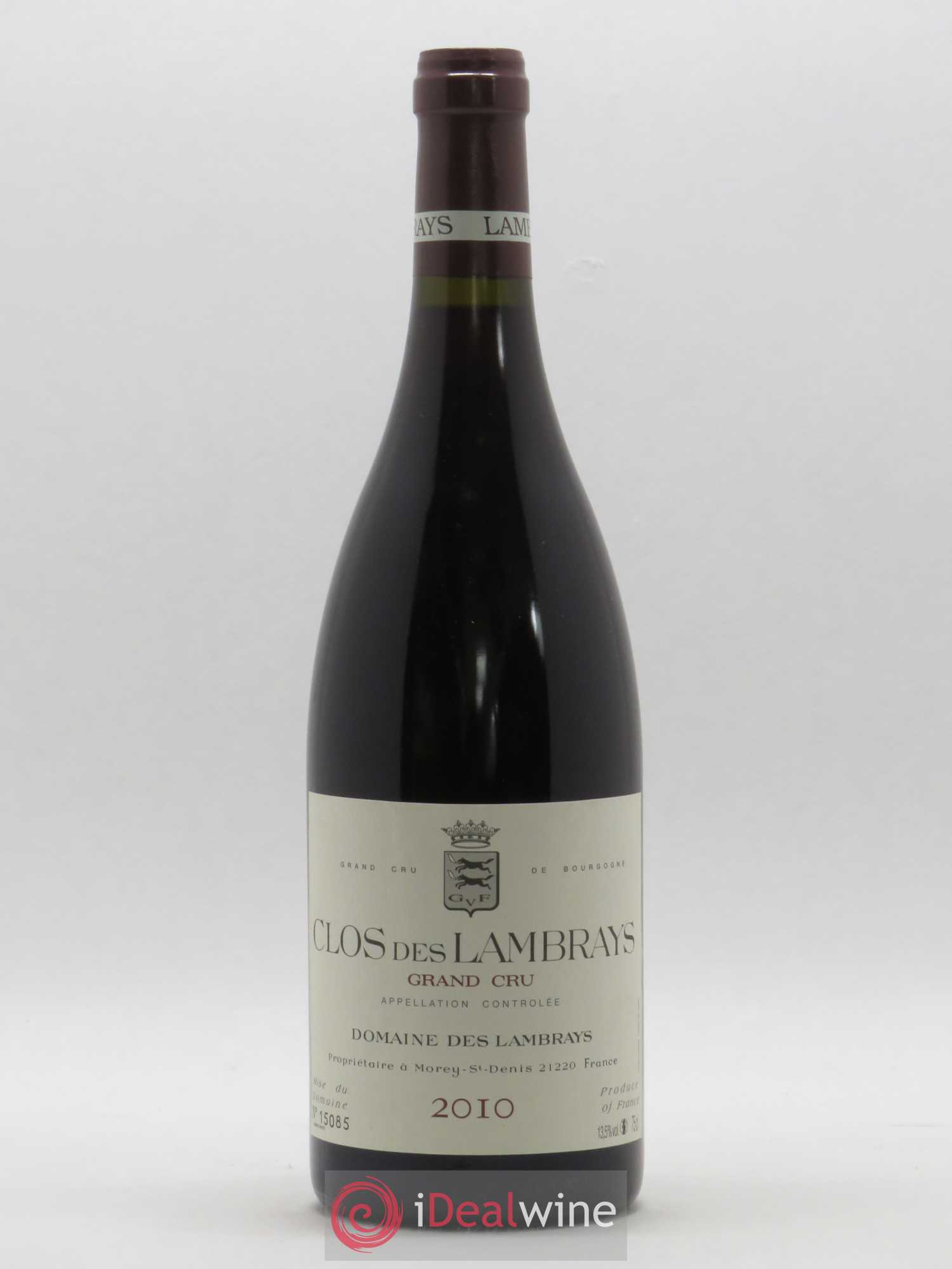 Clos des Lambrays Grand Cru Domaine des Lambrays 2010 - Lot de 1 bouteille - 0