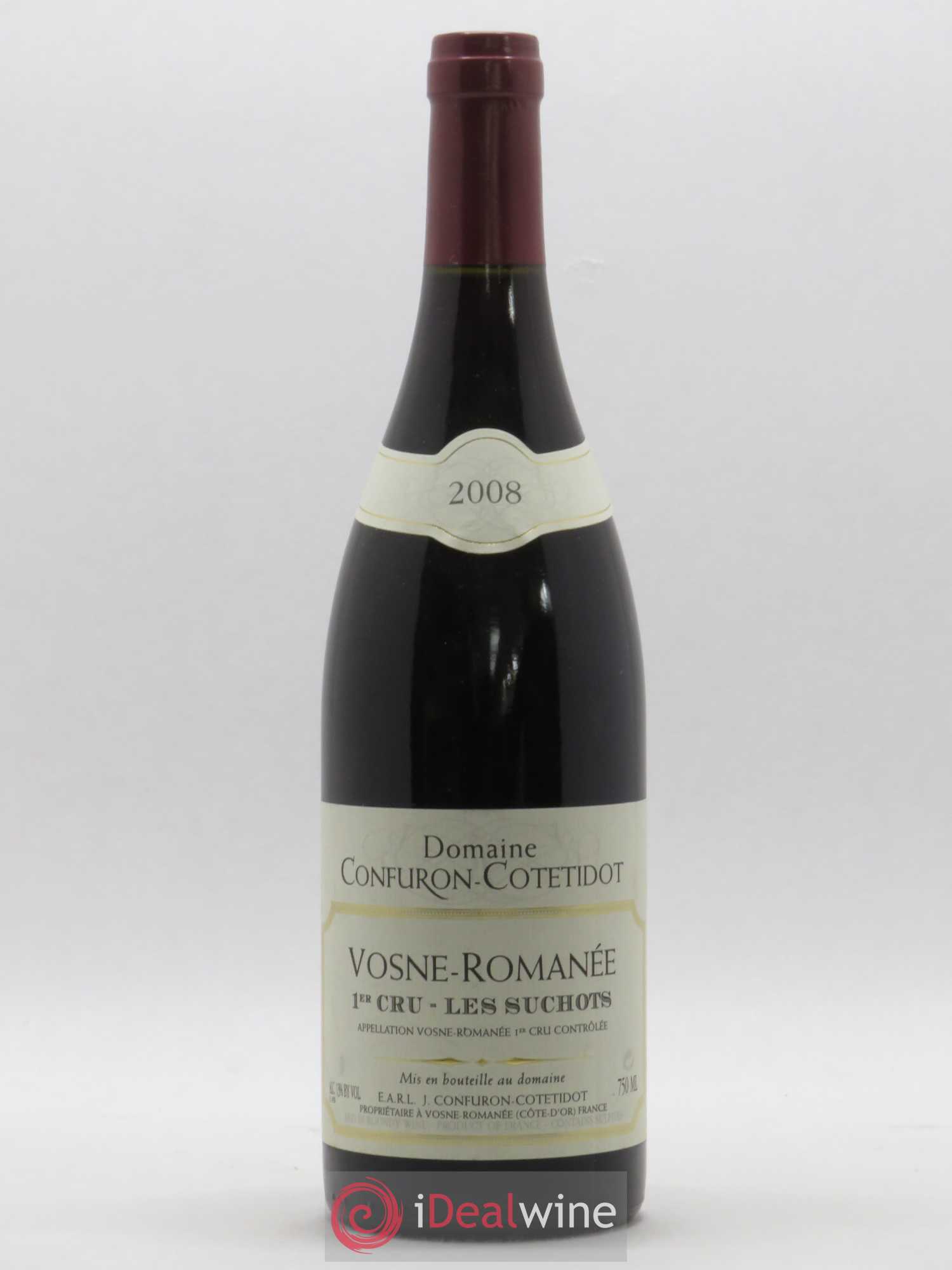 Vosne-Romanée 1er Cru Les Suchots Confuron-Cotetidot 2008 - Lot de 1 bouteille - 0