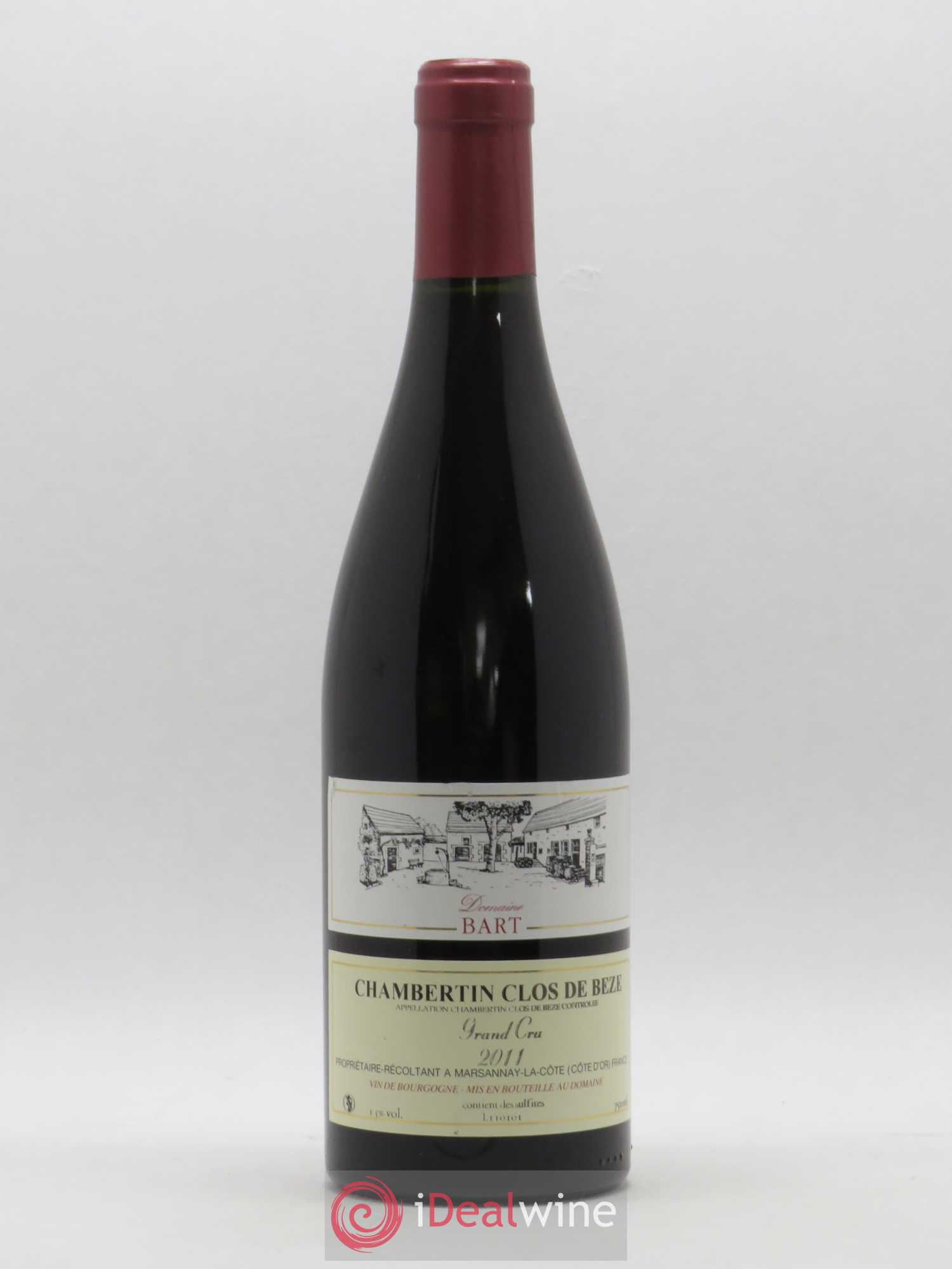 Chambertin Clos de Bèze Grand Cru Bart (Domaine) 2011 - Lot de 1 bouteille - 0