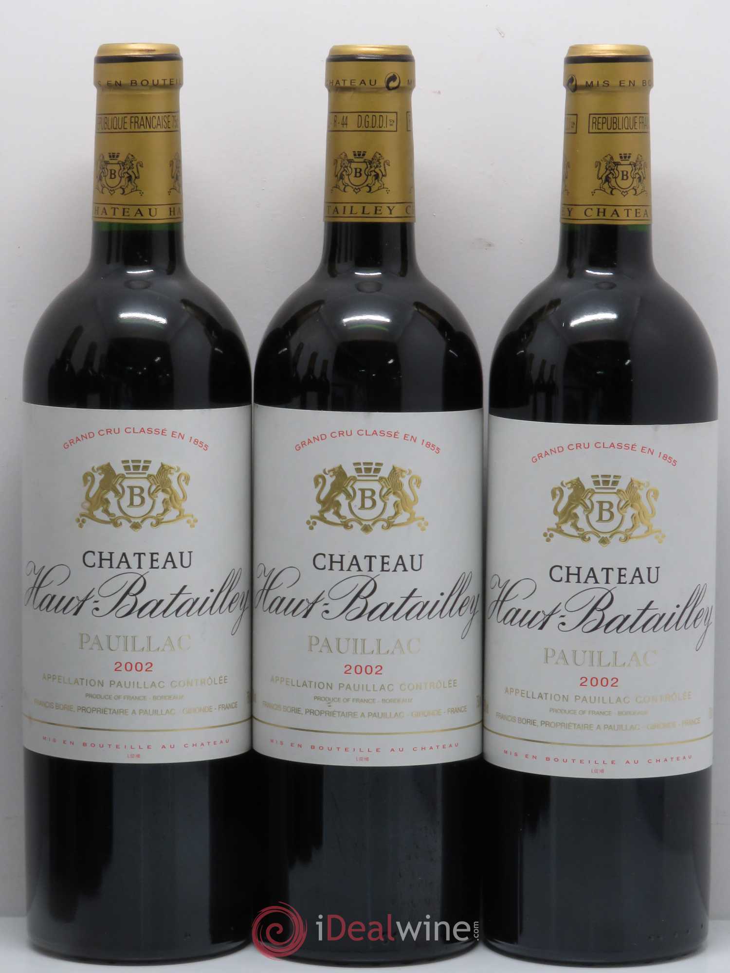 Château Haut Batailley 5ème Grand Cru Classé 2002 - Lot de 6 bouteilles - 2