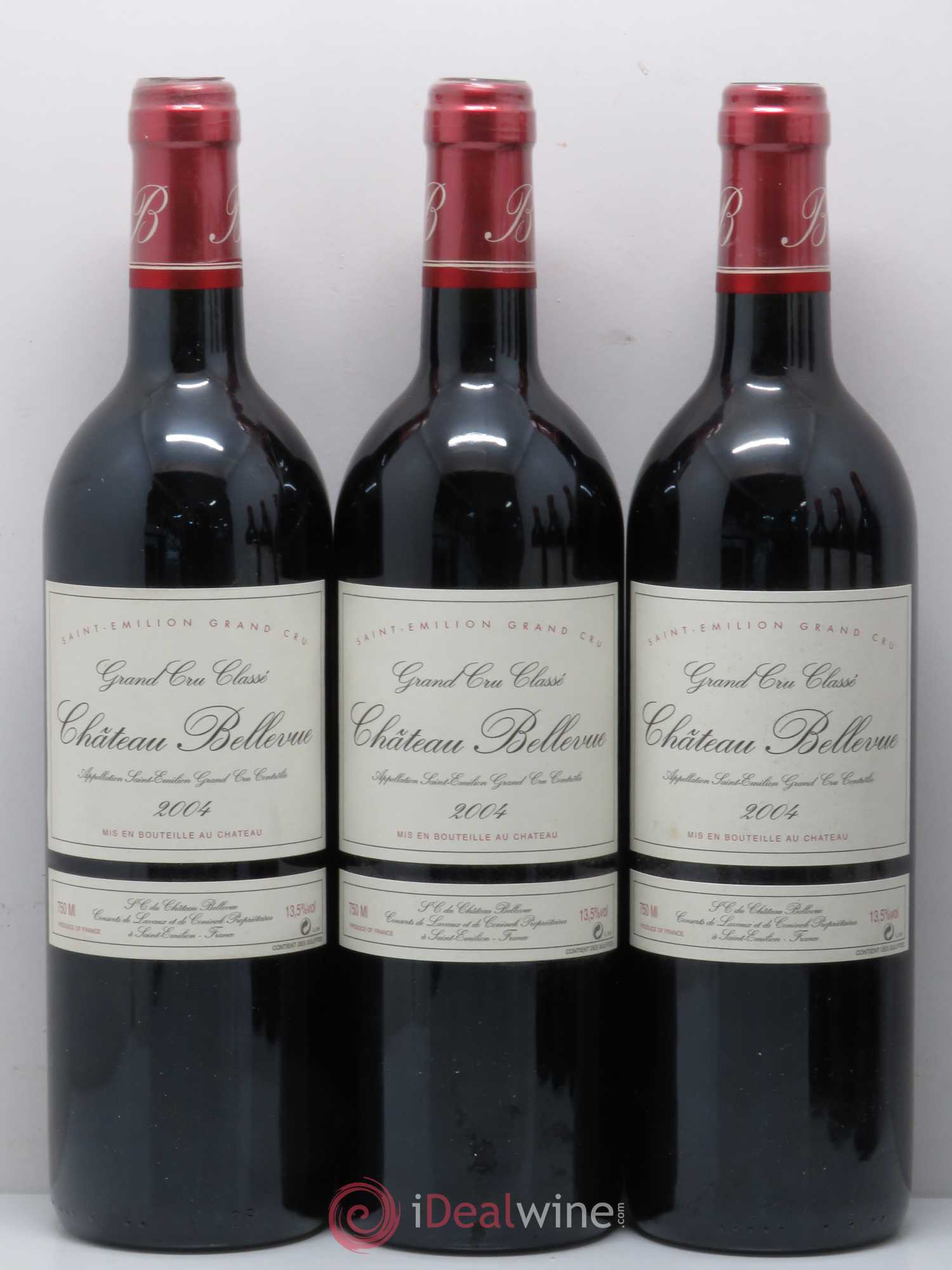 Château Bellevue Grand Cru Classé 2004 - Lot de 6 bouteilles - 1