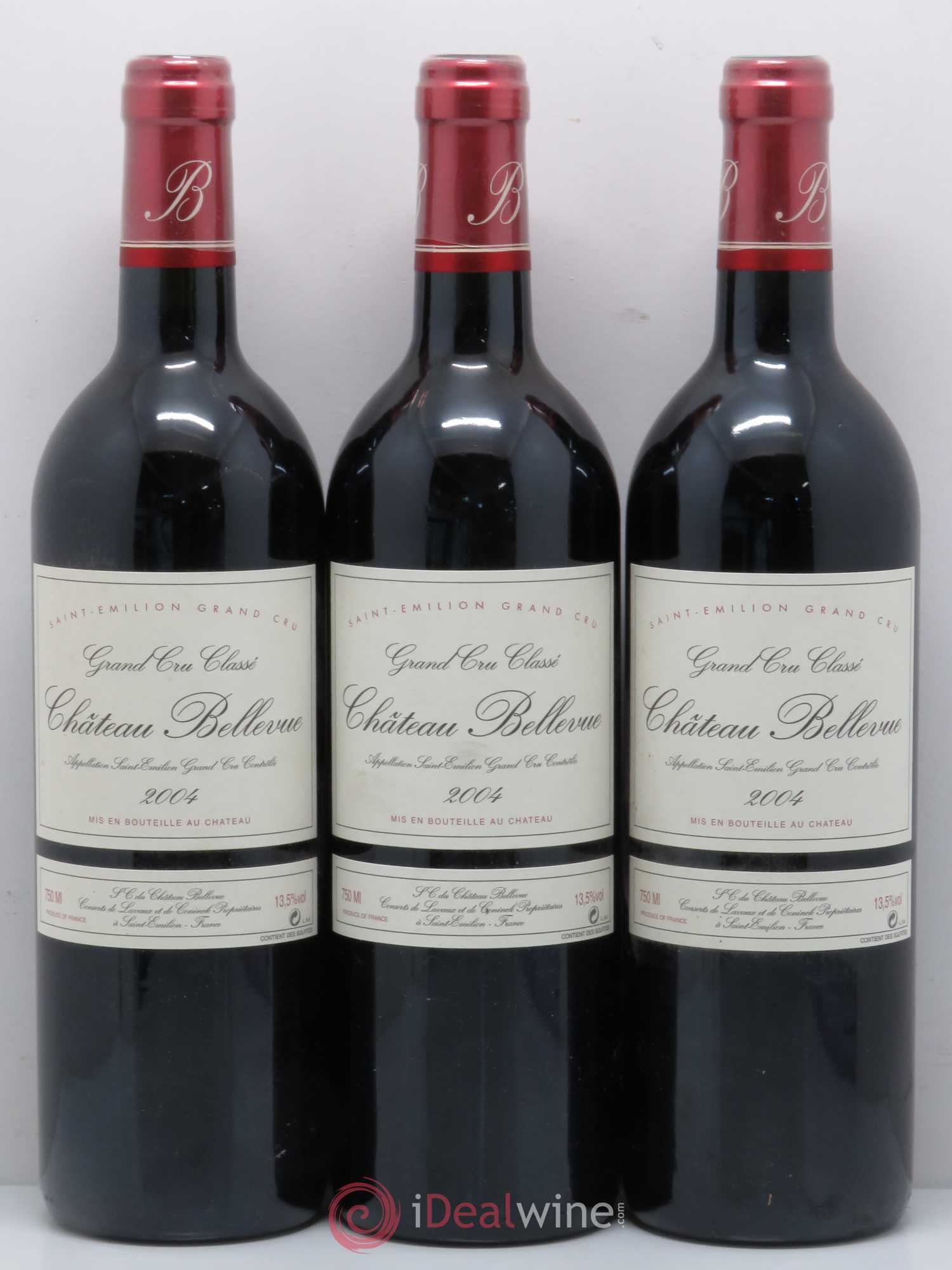 Château Bellevue Grand Cru Classé 2004 - Lot de 6 bouteilles - 2