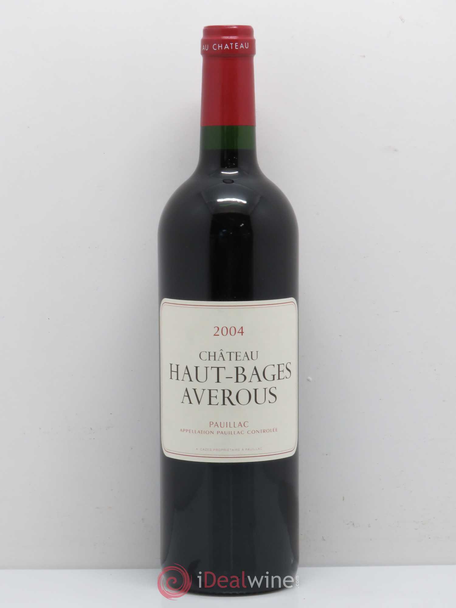 Château Haut Bages Averous Cru Bourgeois 2004 - Lot de 1 bouteille - 0