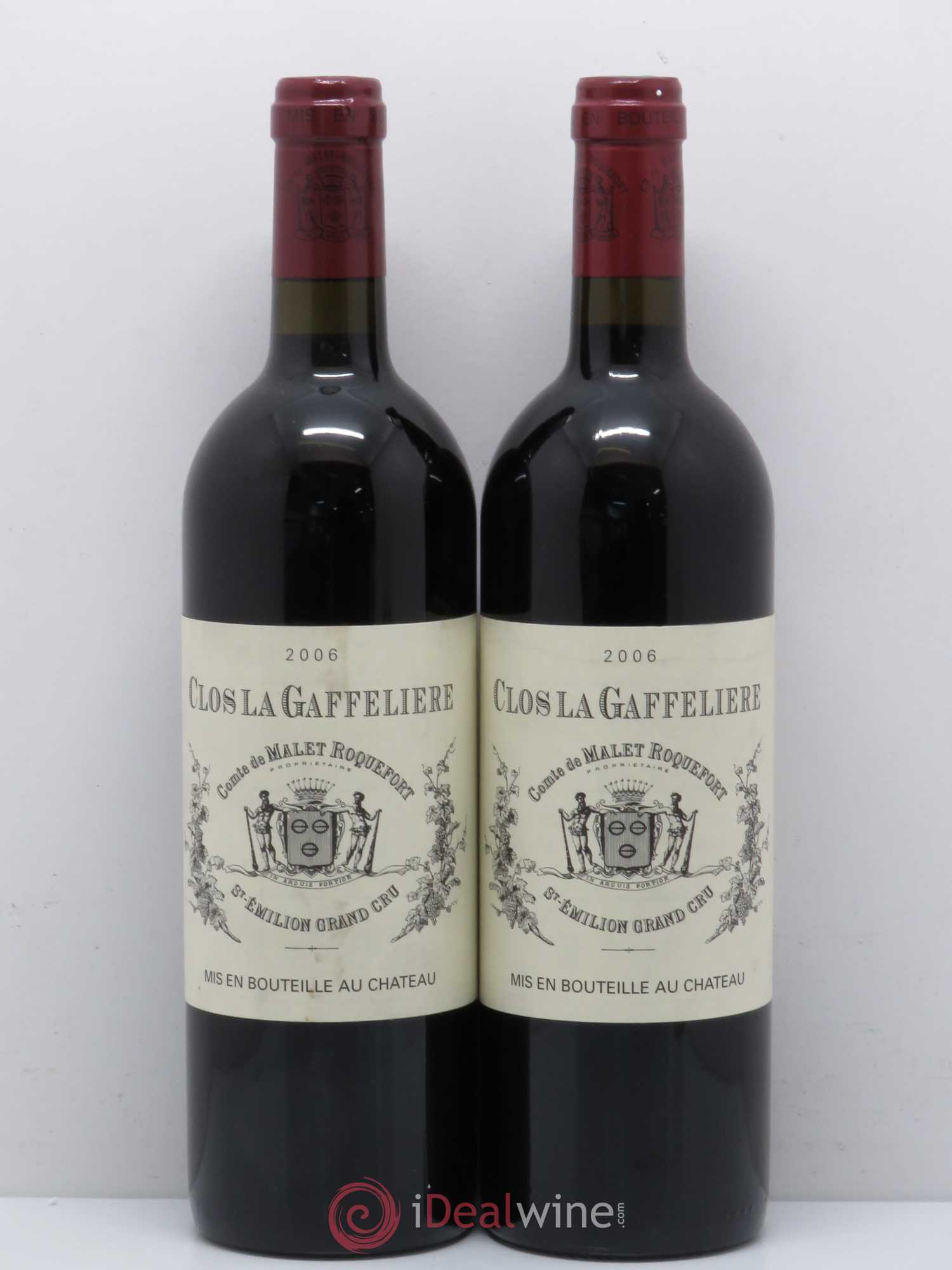 Saint-Émilion Clos la Gaffeliere 2006 - Lot de 2 bouteilles - 0