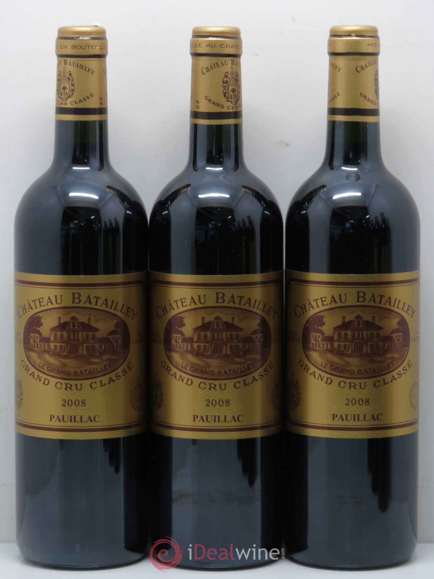 Château Batailley 5ème Grand Cru Classé 2008 - Lot de 6 bouteilles - 1