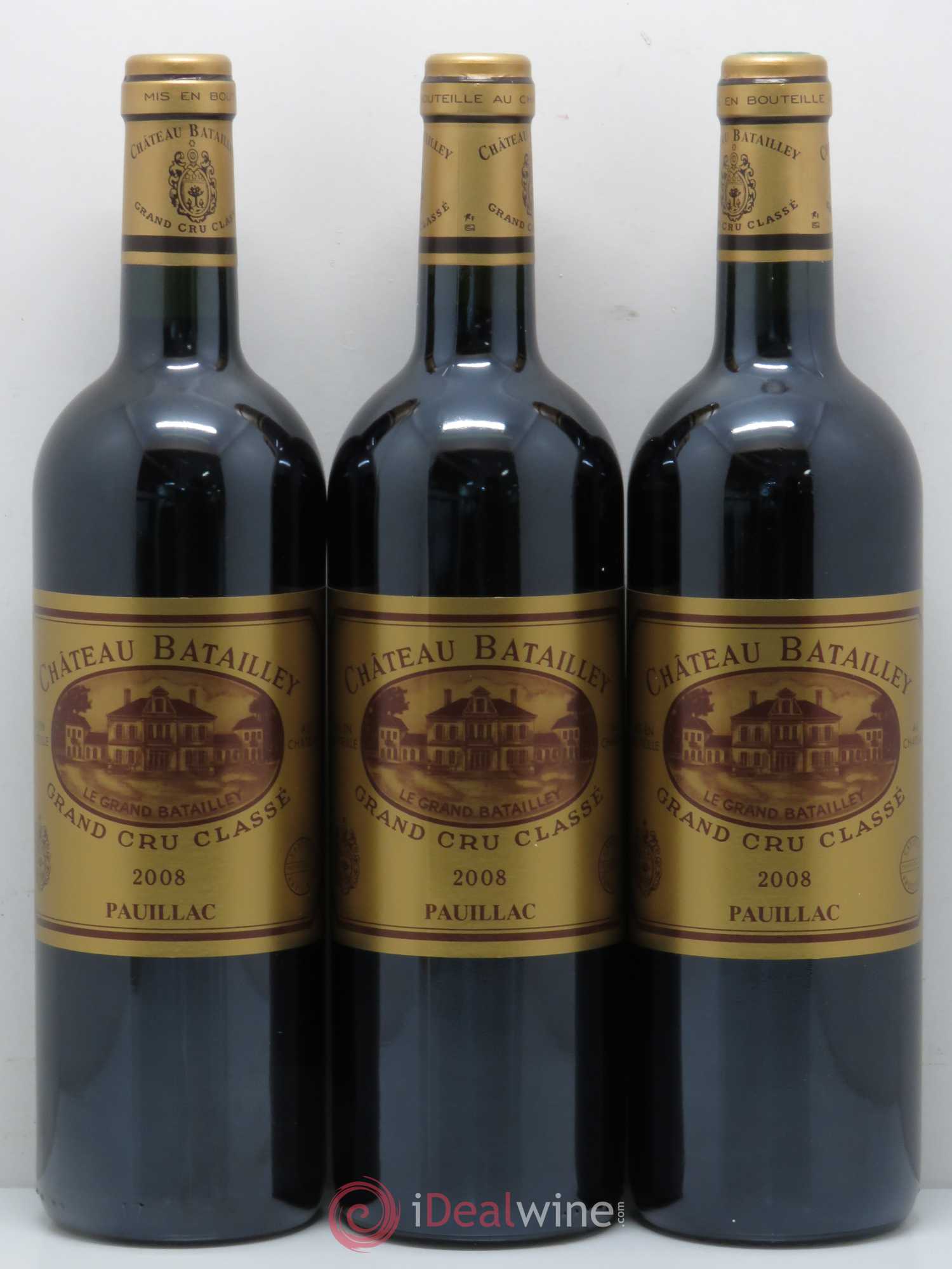 Château Batailley 5ème Grand Cru Classé 2008 - Lot de 6 bouteilles - 2