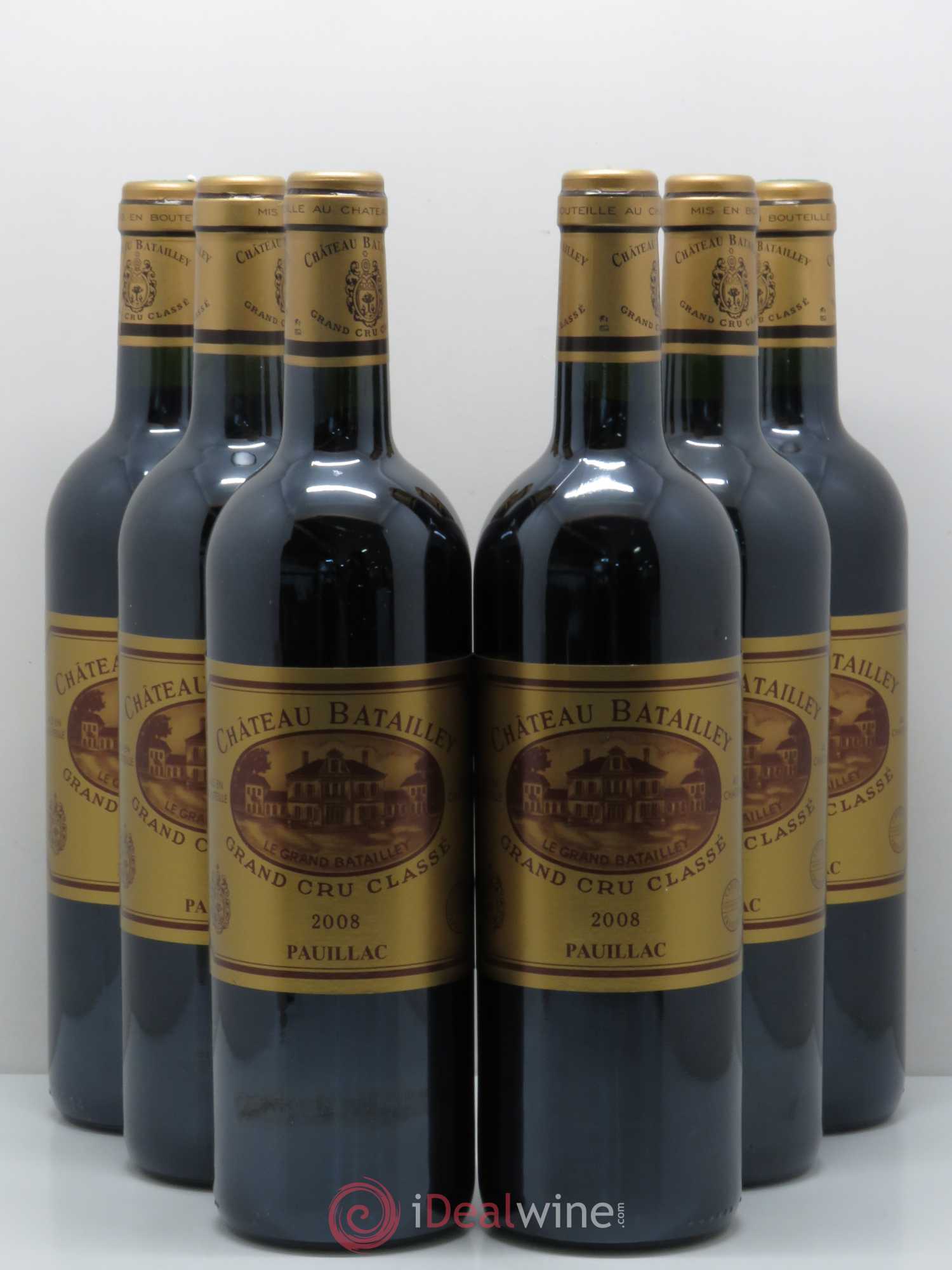 Château Batailley 5ème Grand Cru Classé 2008 - Lot de 6 bouteilles - 0