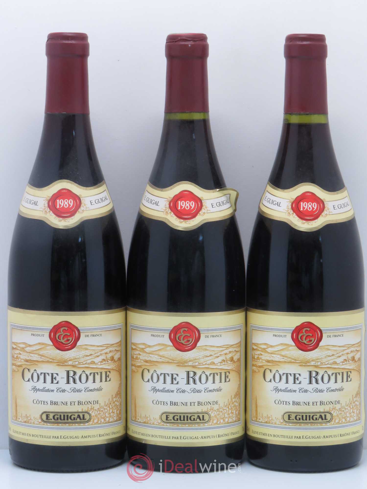 Côte-Rôtie Côtes Brune et Blonde Guigal 1989 - Lotto di 6 bottiglie - 1